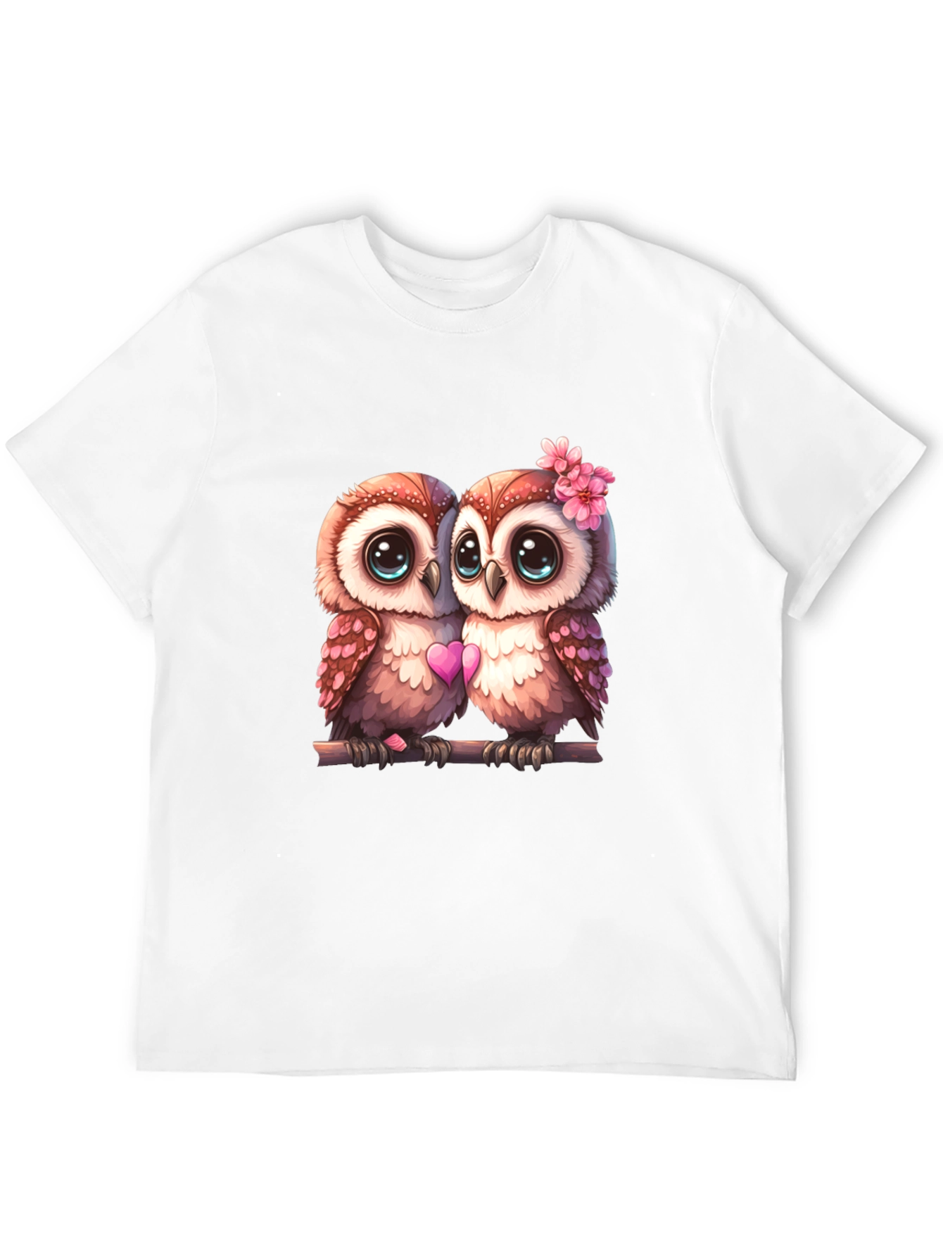 Owl Love T-Shirt - Cute Couple Owls Graphic Tee