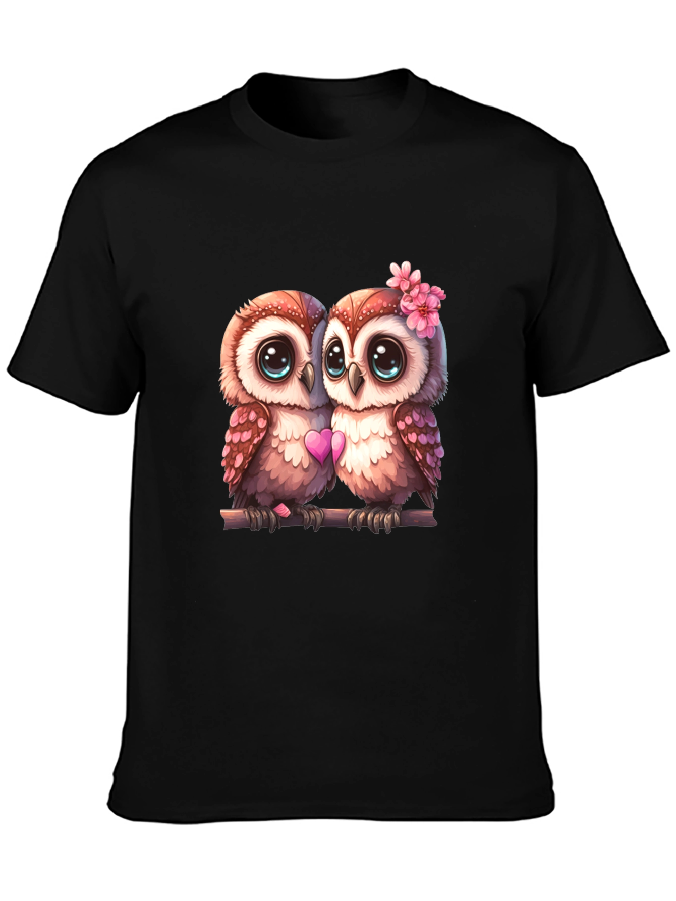 Owl Love T-Shirt - Cute Couple Owls Graphic Tee