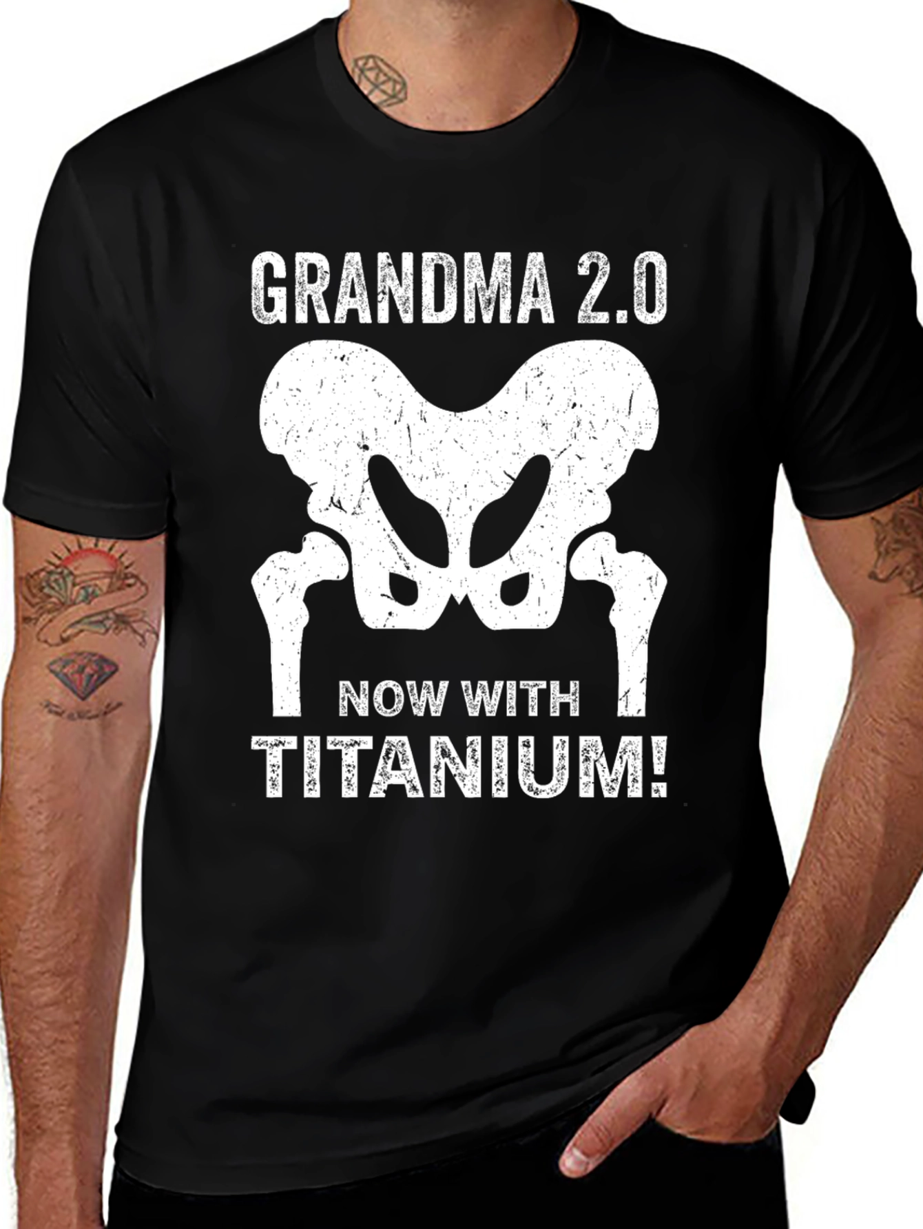 Grandma 2.0 Titanium Hip Replacement T-Shirt