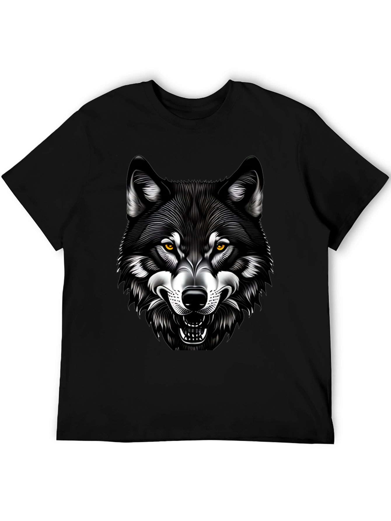 Wolf Graphic Tee - Black T-Shirt