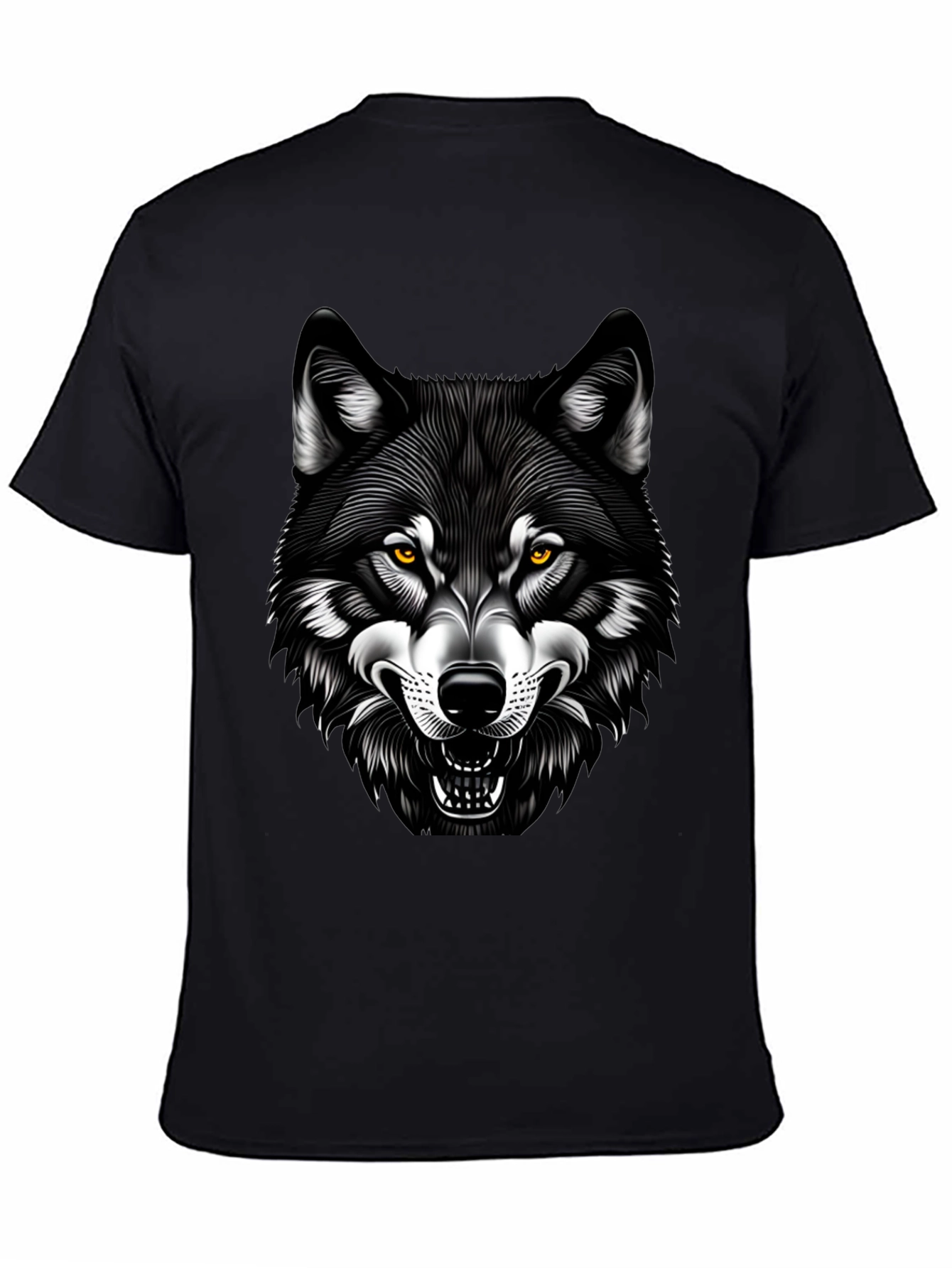 Wolf Graphic Tee - Black T-Shirt