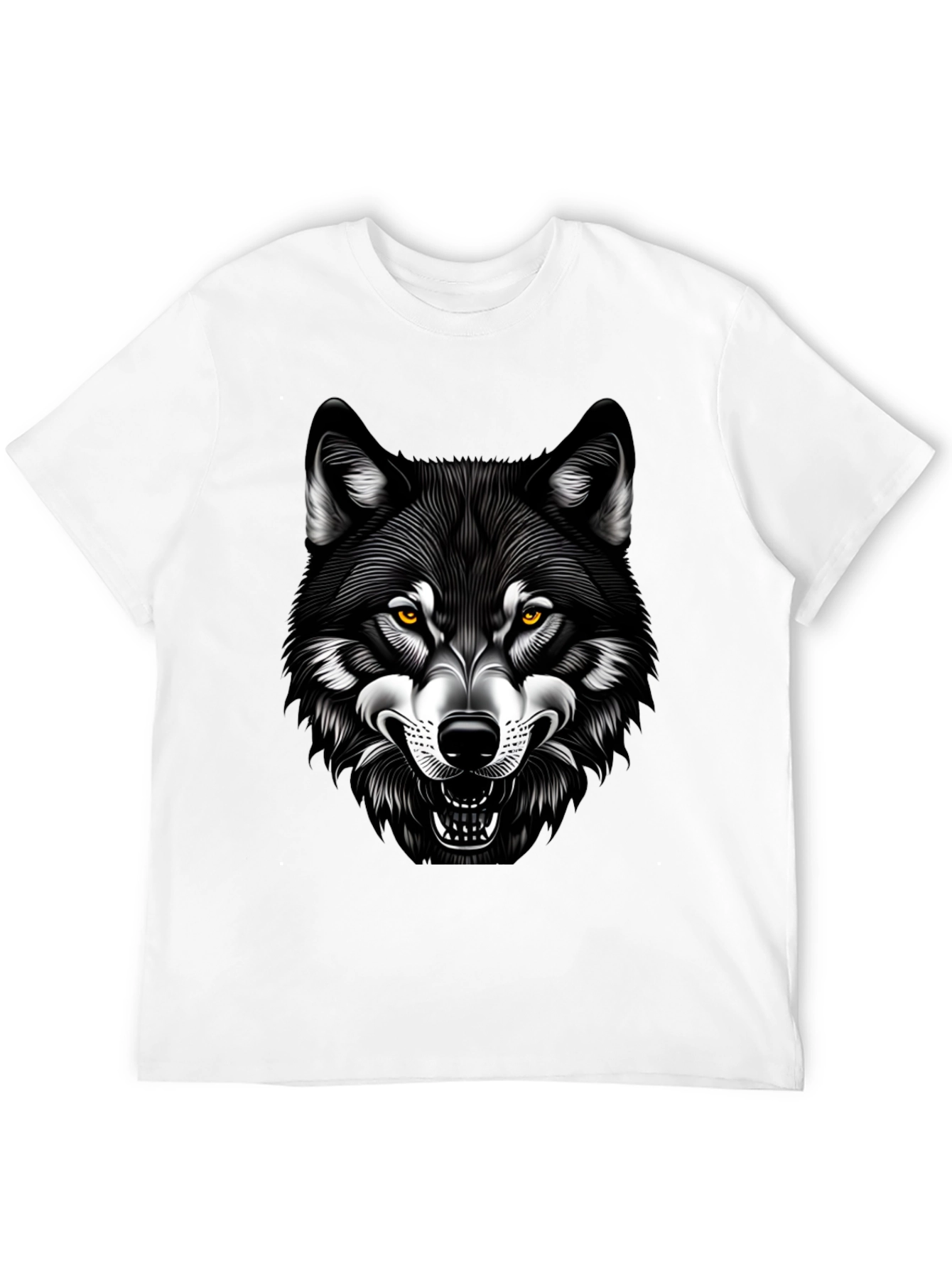 Wolf Graphic Tee - Black T-Shirt