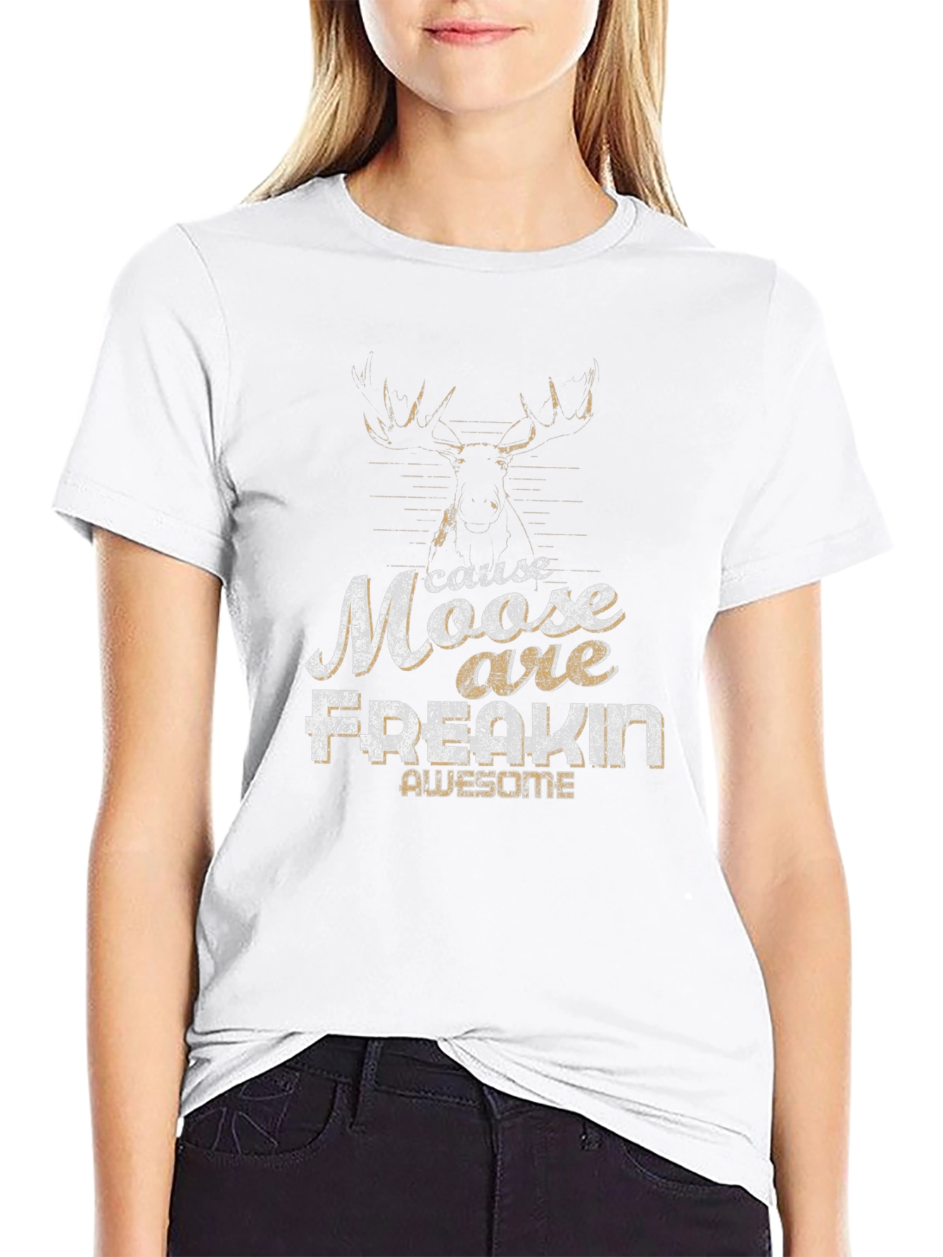 Moose Are Freakin Awesome Graphic T-Shirt
