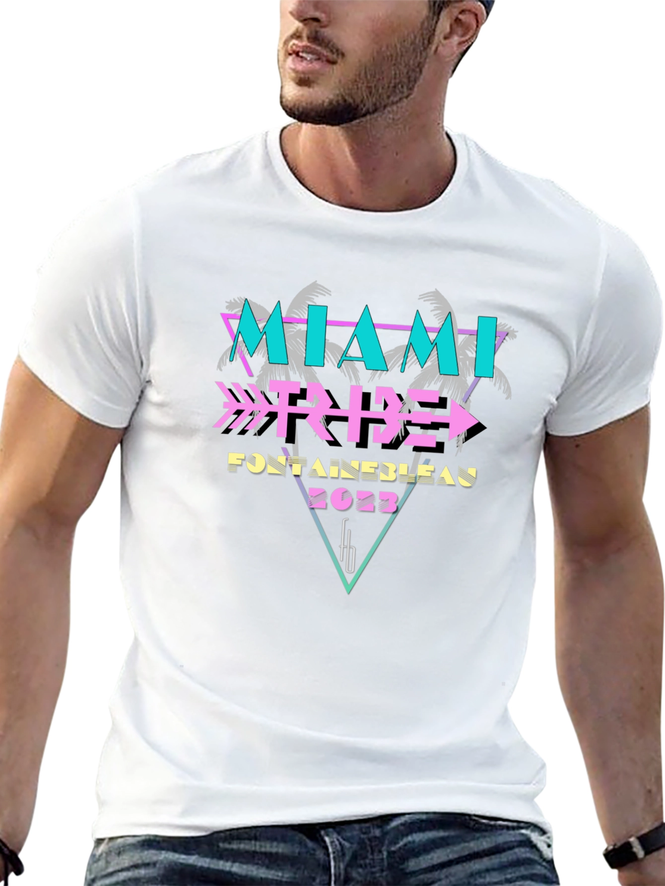 Miami Tribe Fontainebleau 2023 Black T-Shirt