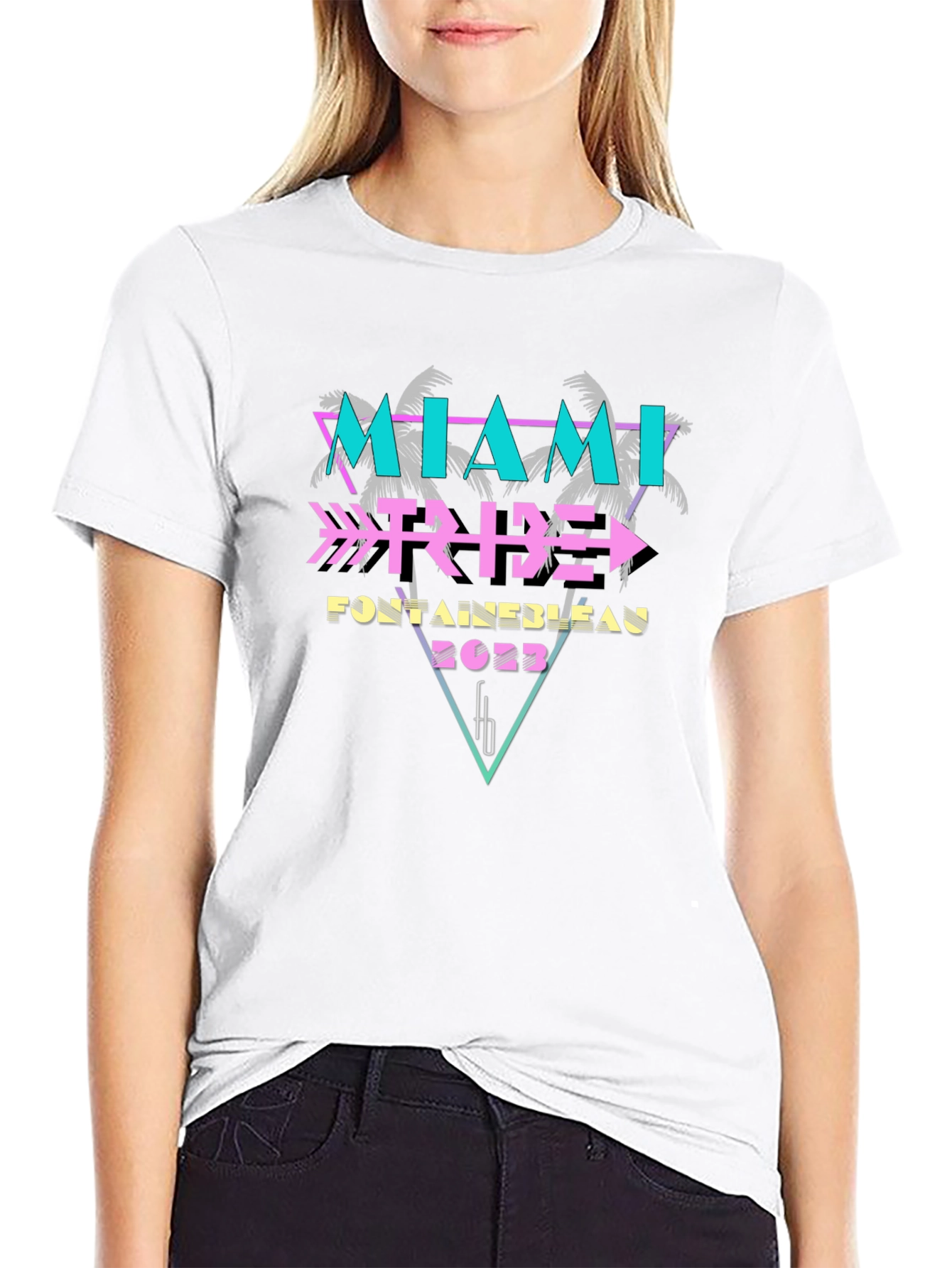 Miami Tribe Fontainebleau 2023 Black T-Shirt