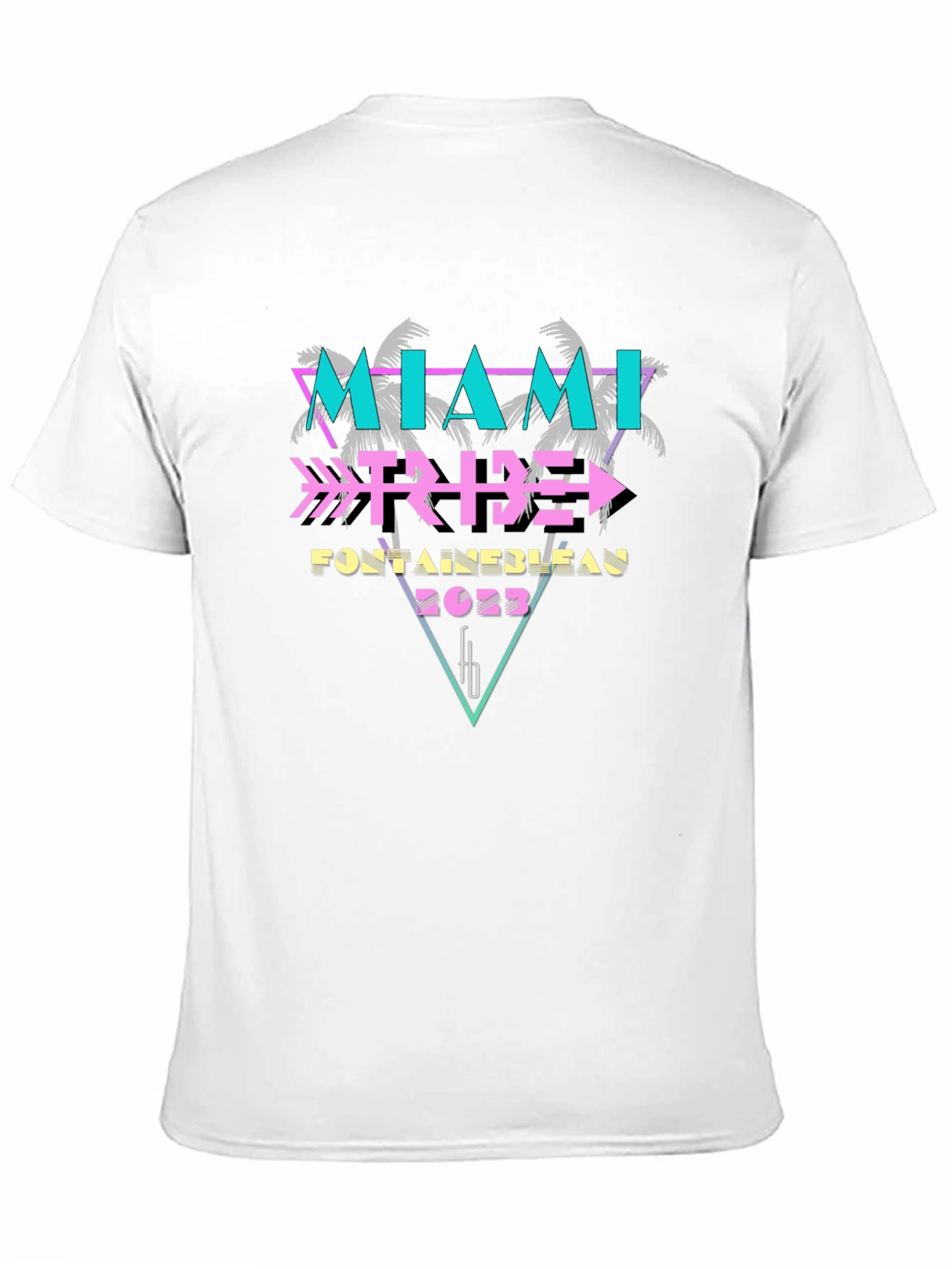 Miami Tribe Fontainebleau 2023 Black T-Shirt