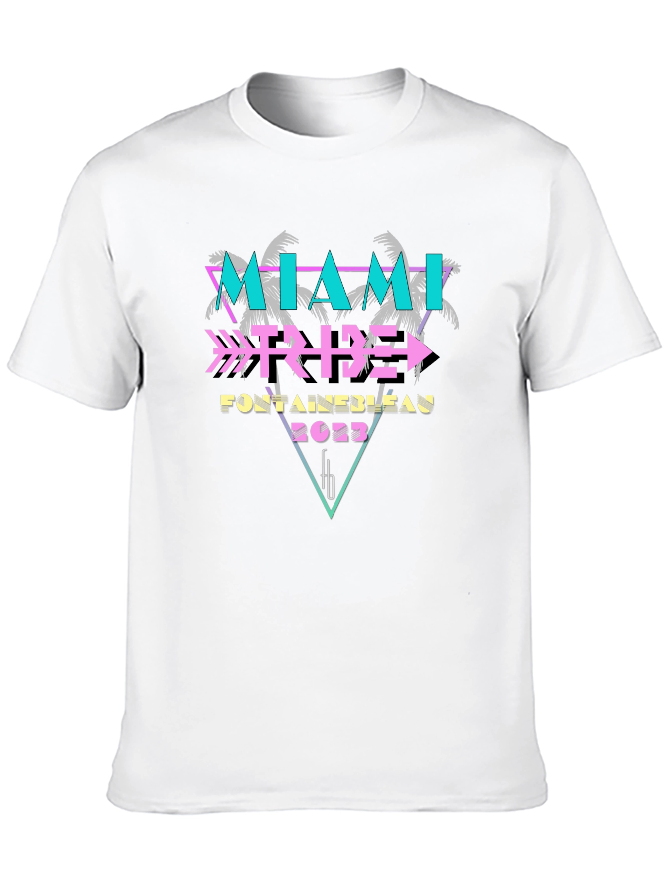 Miami Tribe Fontainebleau 2023 Black T-Shirt
