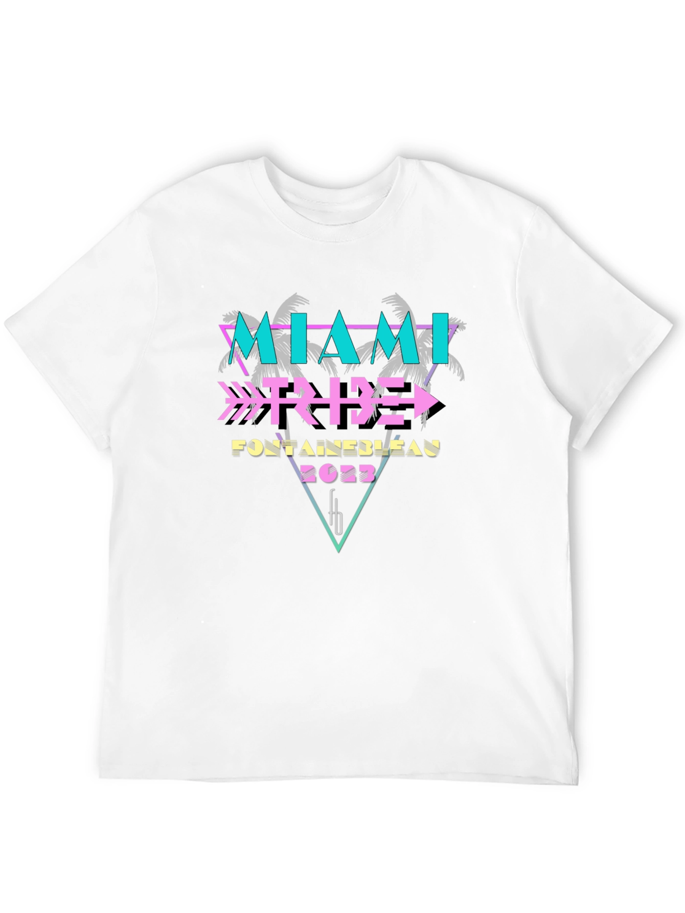 Miami Tribe Fontainebleau 2023 Black T-Shirt