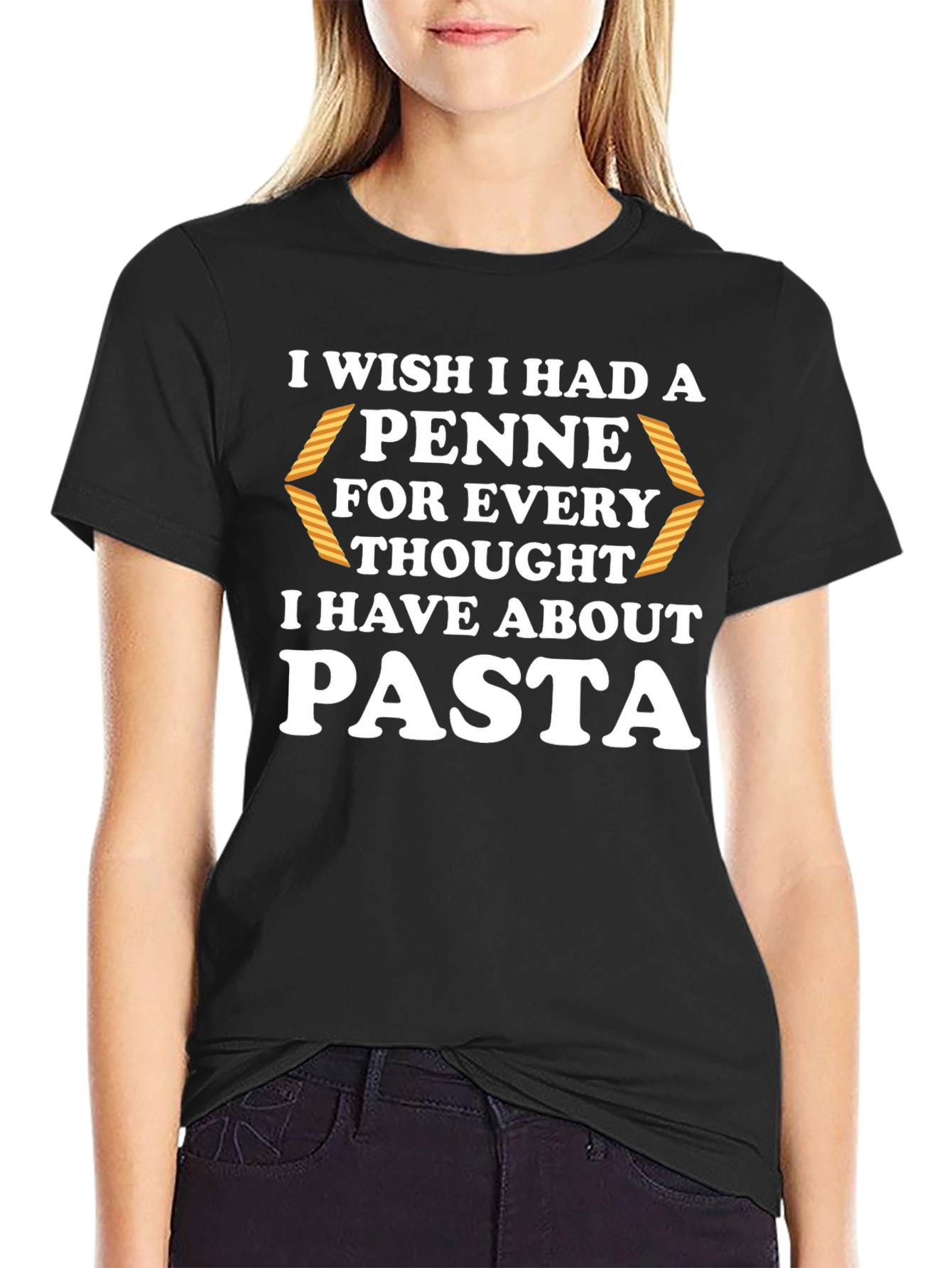 Pasta Lover T-Shirt - Penne Thoughts