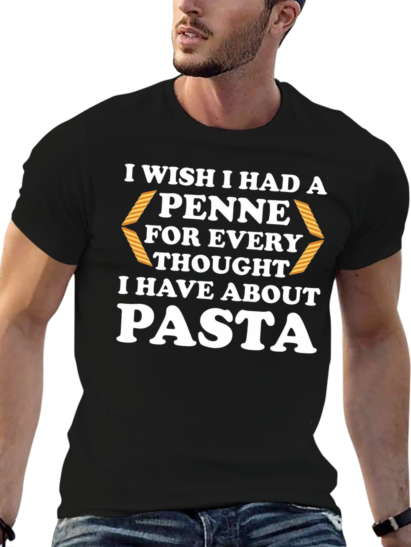 Pasta Lover T-Shirt - Penne Thoughts