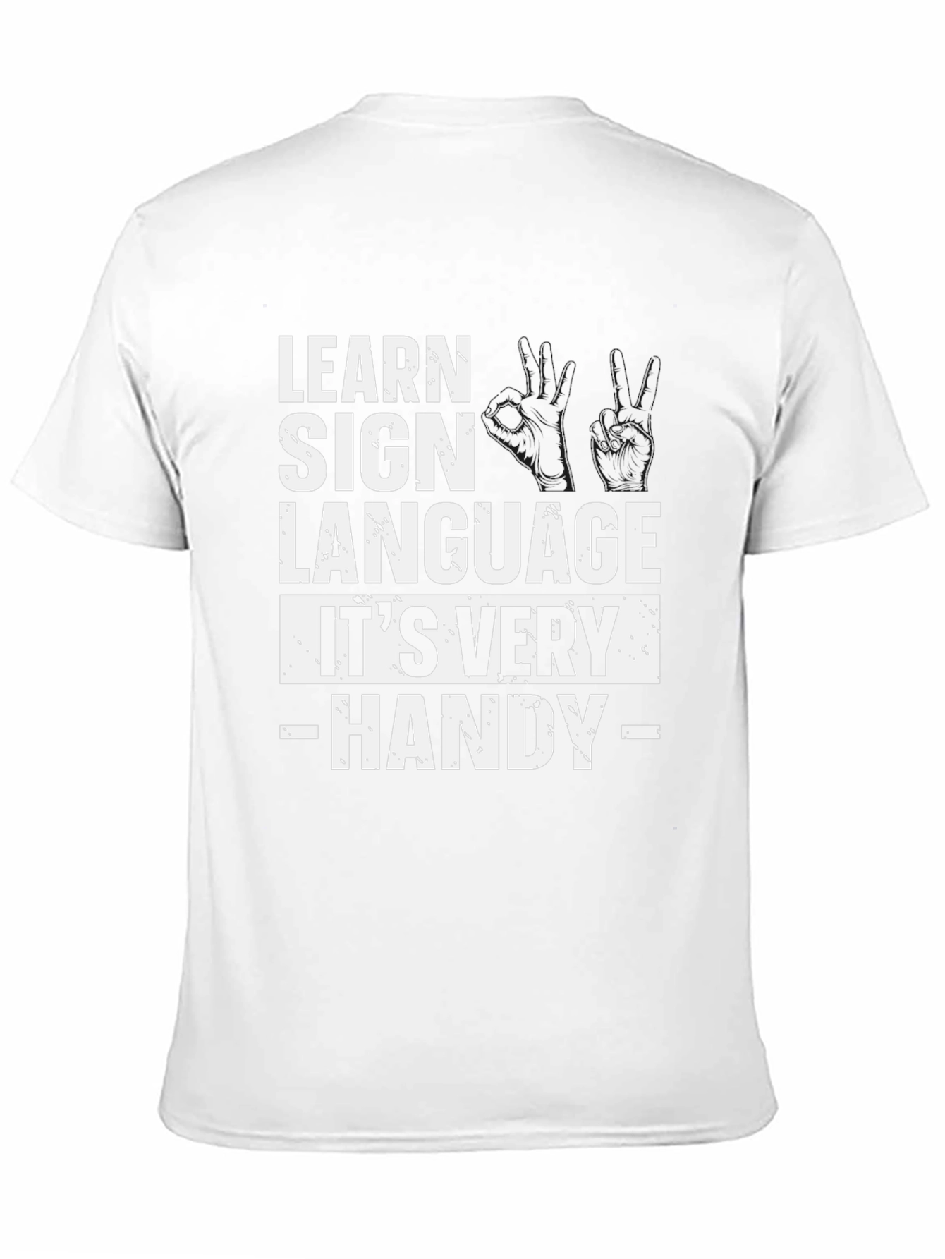 Learn Sign Language Graphic T-Shirt