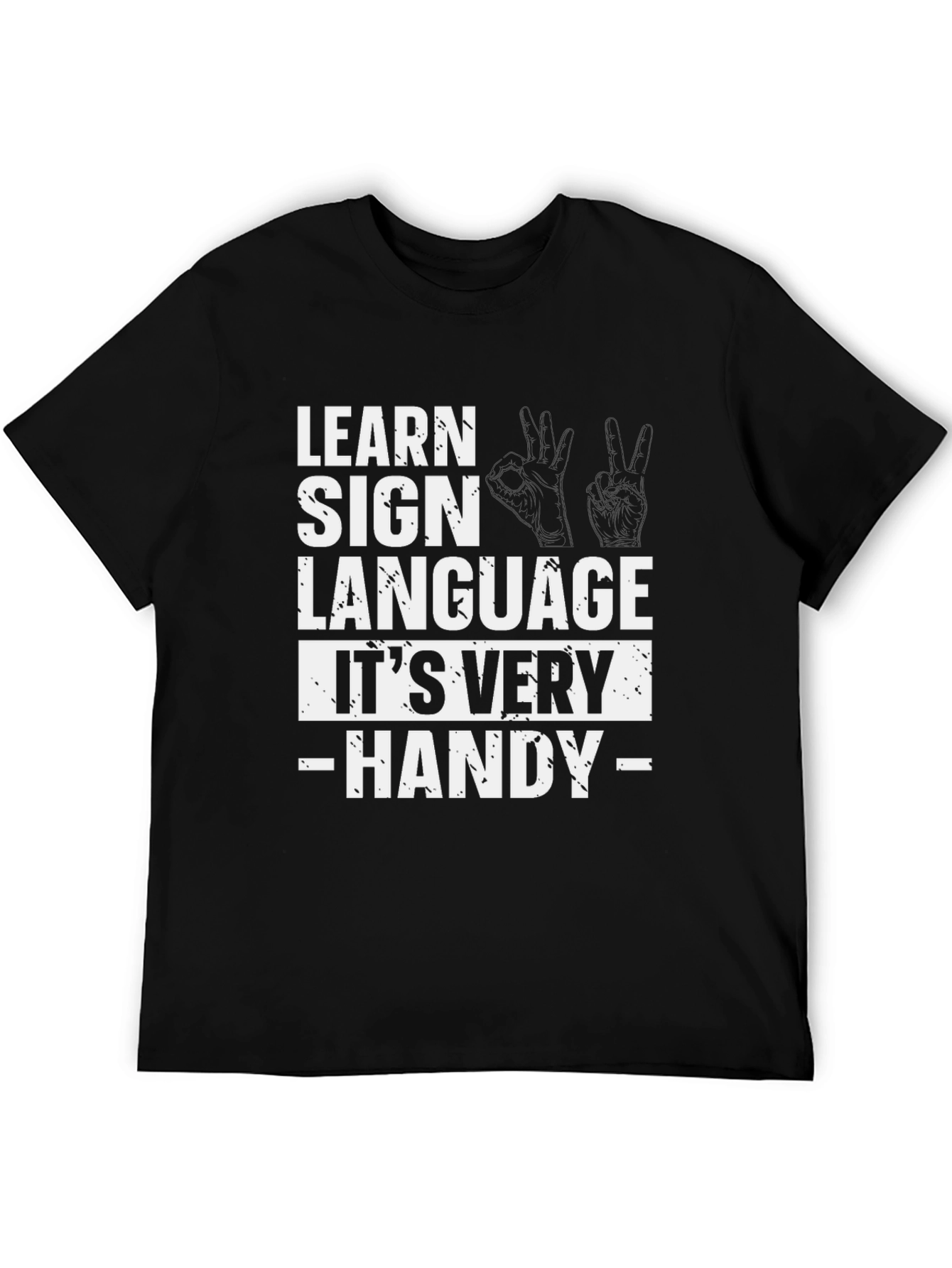 Learn Sign Language Graphic T-Shirt