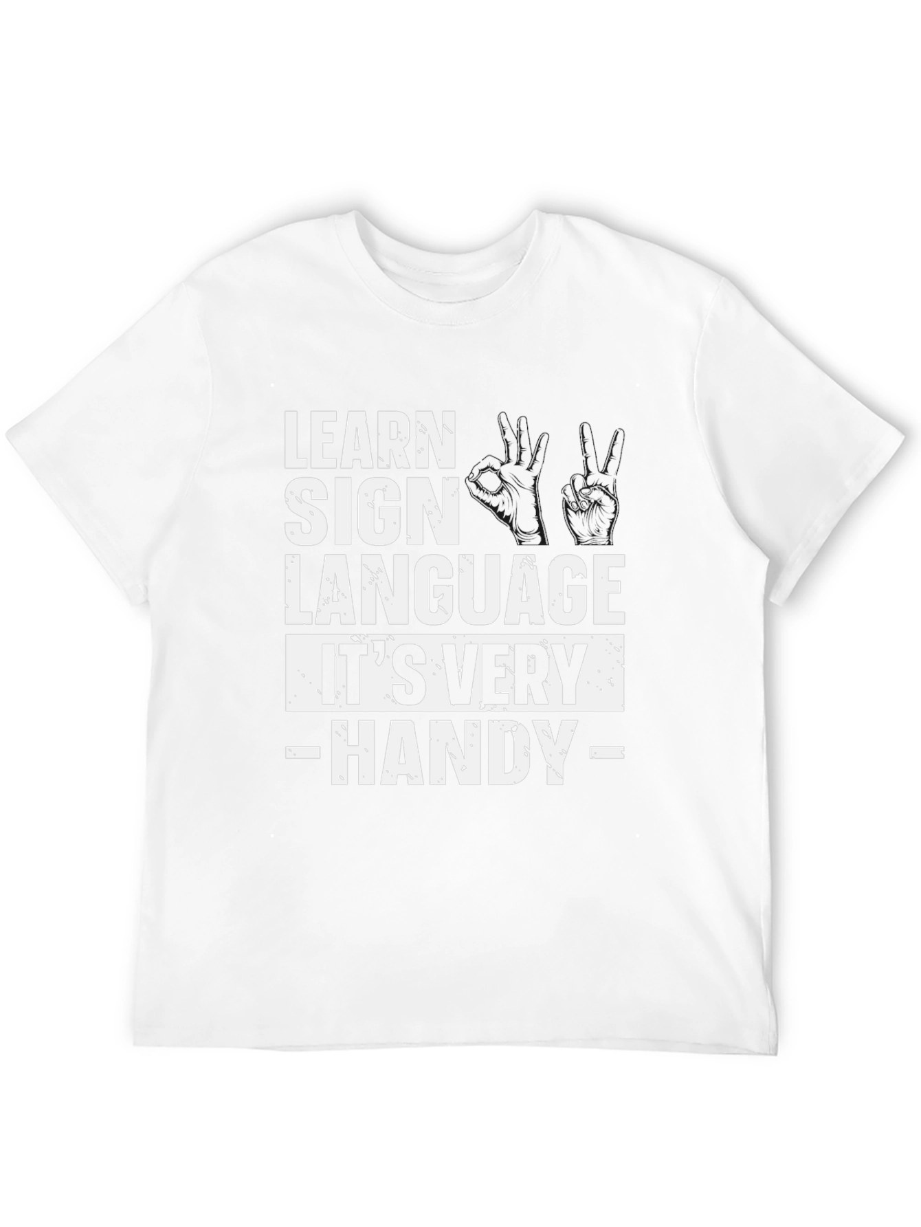 Learn Sign Language Graphic T-Shirt