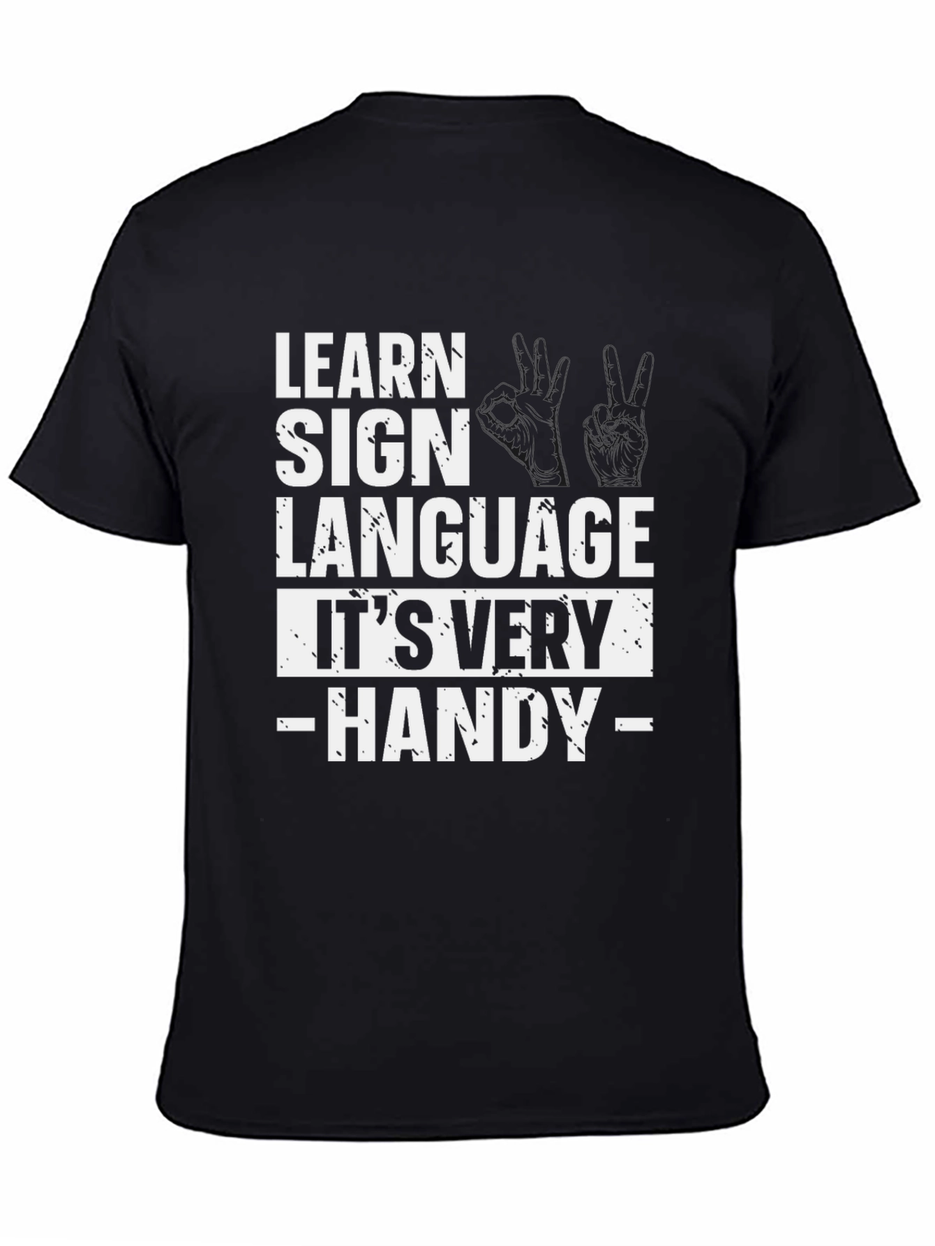 Learn Sign Language Graphic T-Shirt