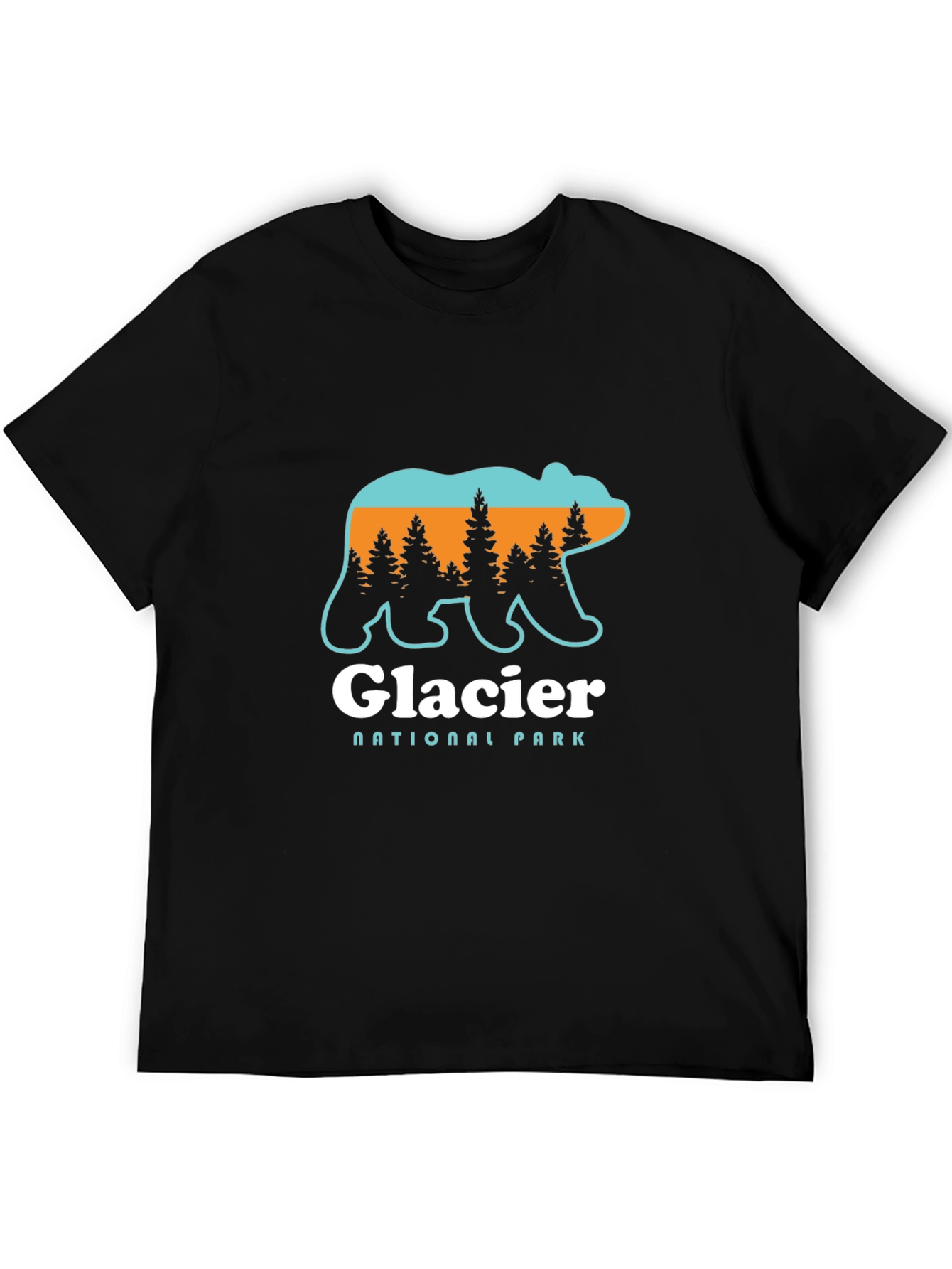 Glacier National Park Bear Graphic T-Shirt