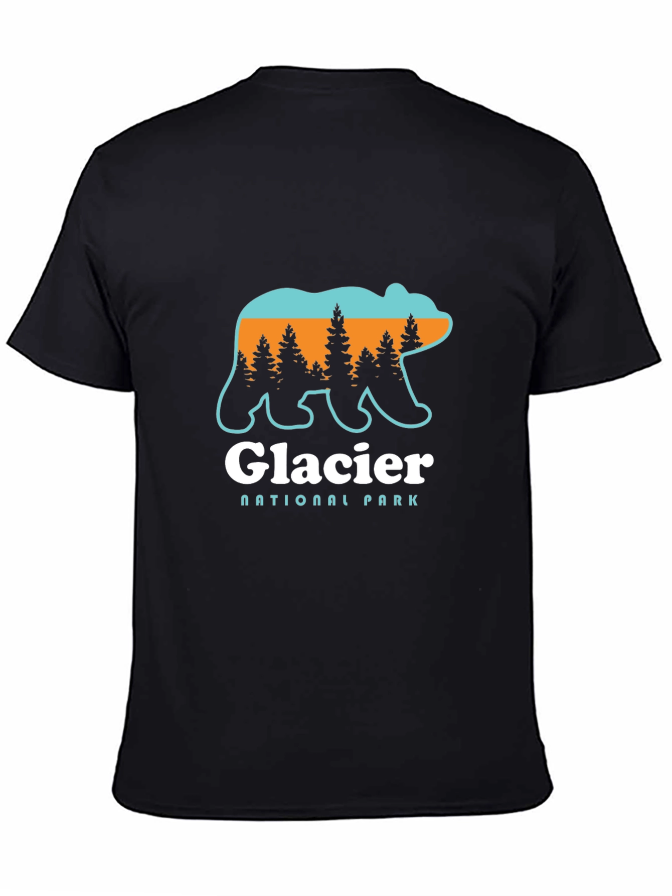 Glacier National Park Bear Graphic T-Shirt