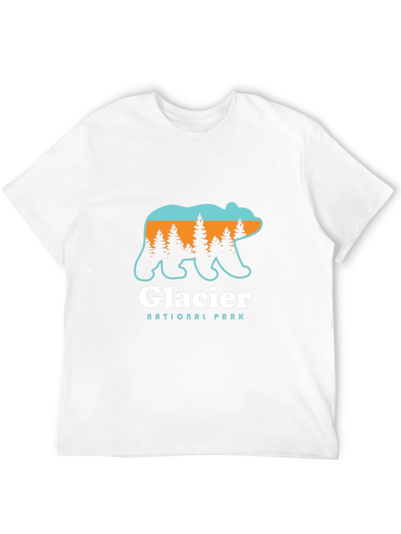 Glacier National Park Bear Graphic T-Shirt