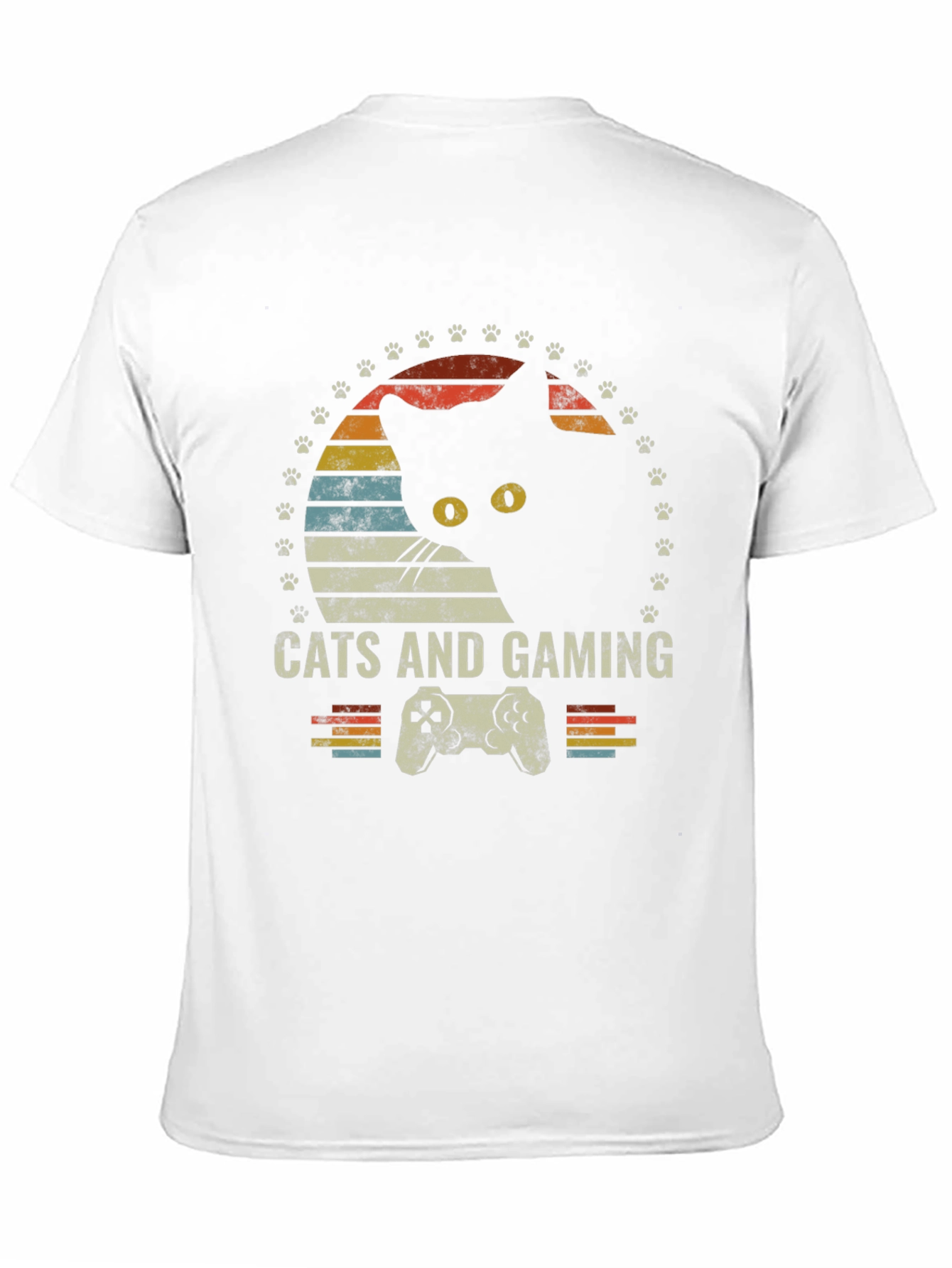 Cats and Gaming T-Shirt - Retro Gamer Tee