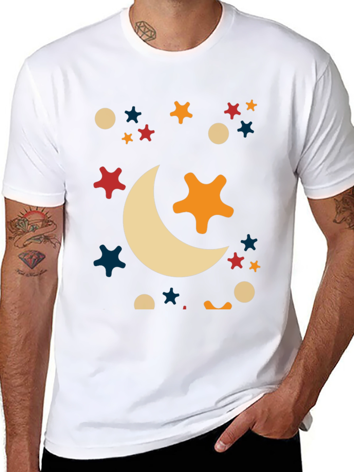 Celestial Dreams Black Tee