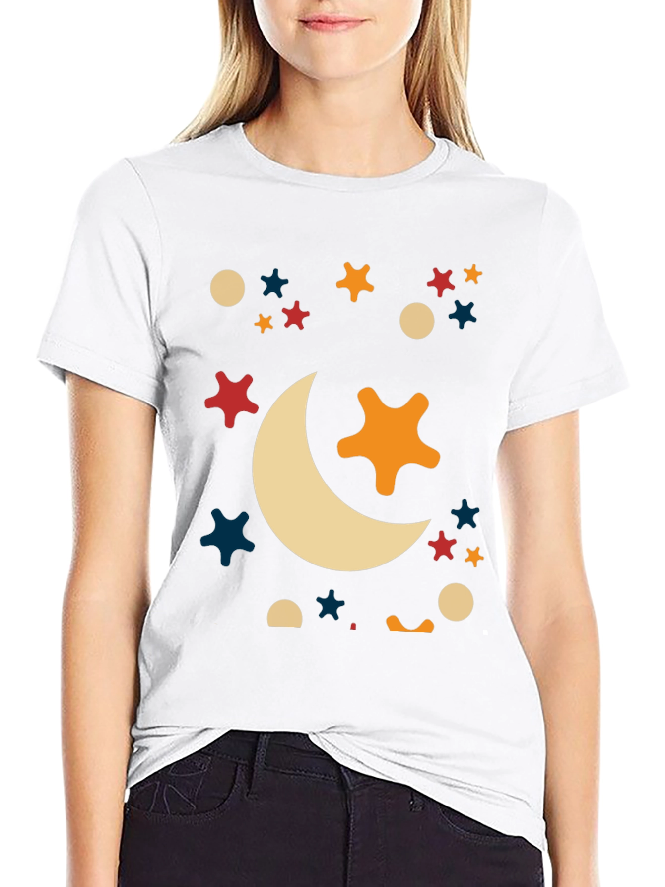 Celestial Dreams Black Tee