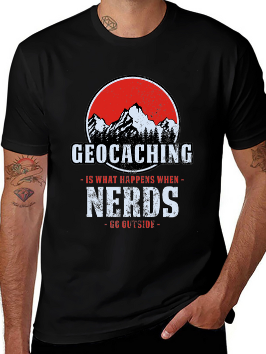 Geocaching Nerds T-Shirt - Outdoor Adventure Tee