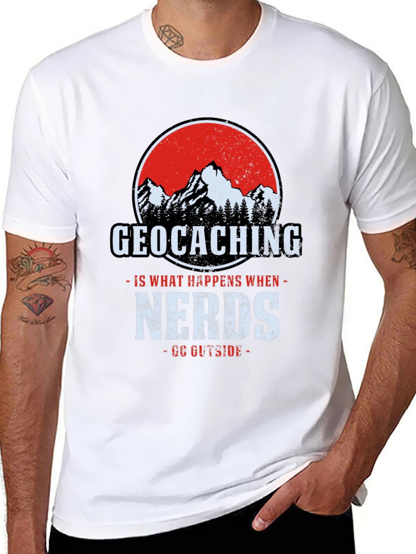 Geocaching Nerds T-Shirt - Outdoor Adventure Tee