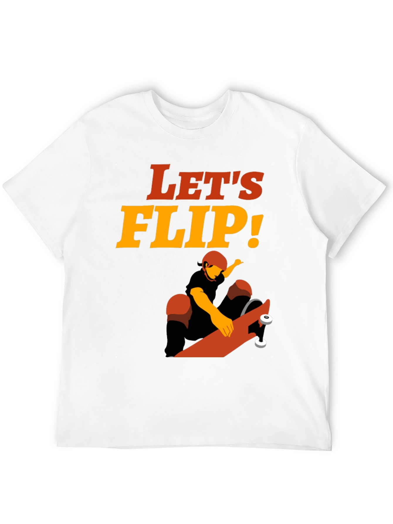 Lets Flip Skateboarder T-Shirt