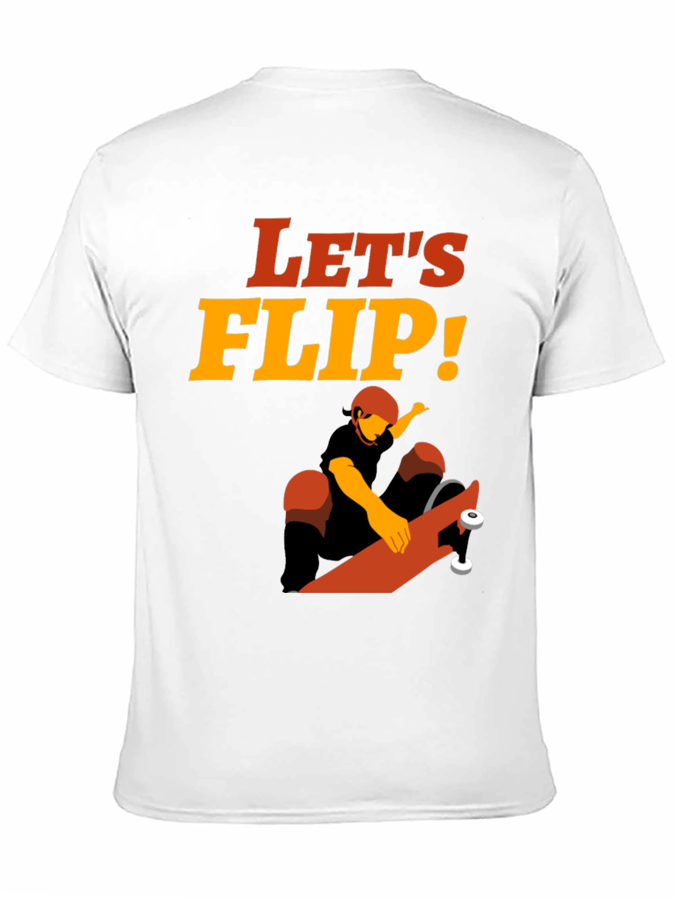 Lets Flip Skateboarder T-Shirt