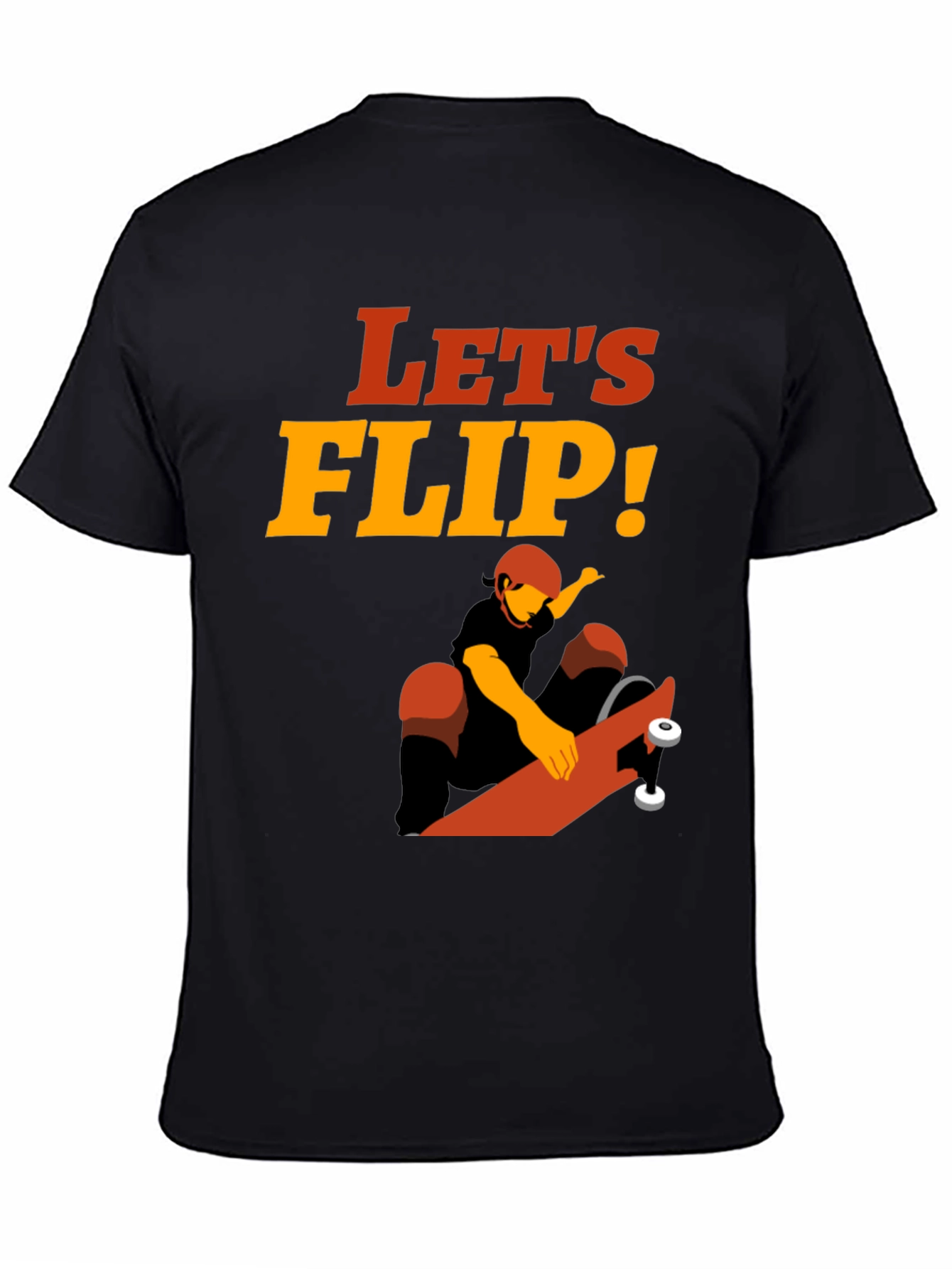 Lets Flip Skateboarder T-Shirt