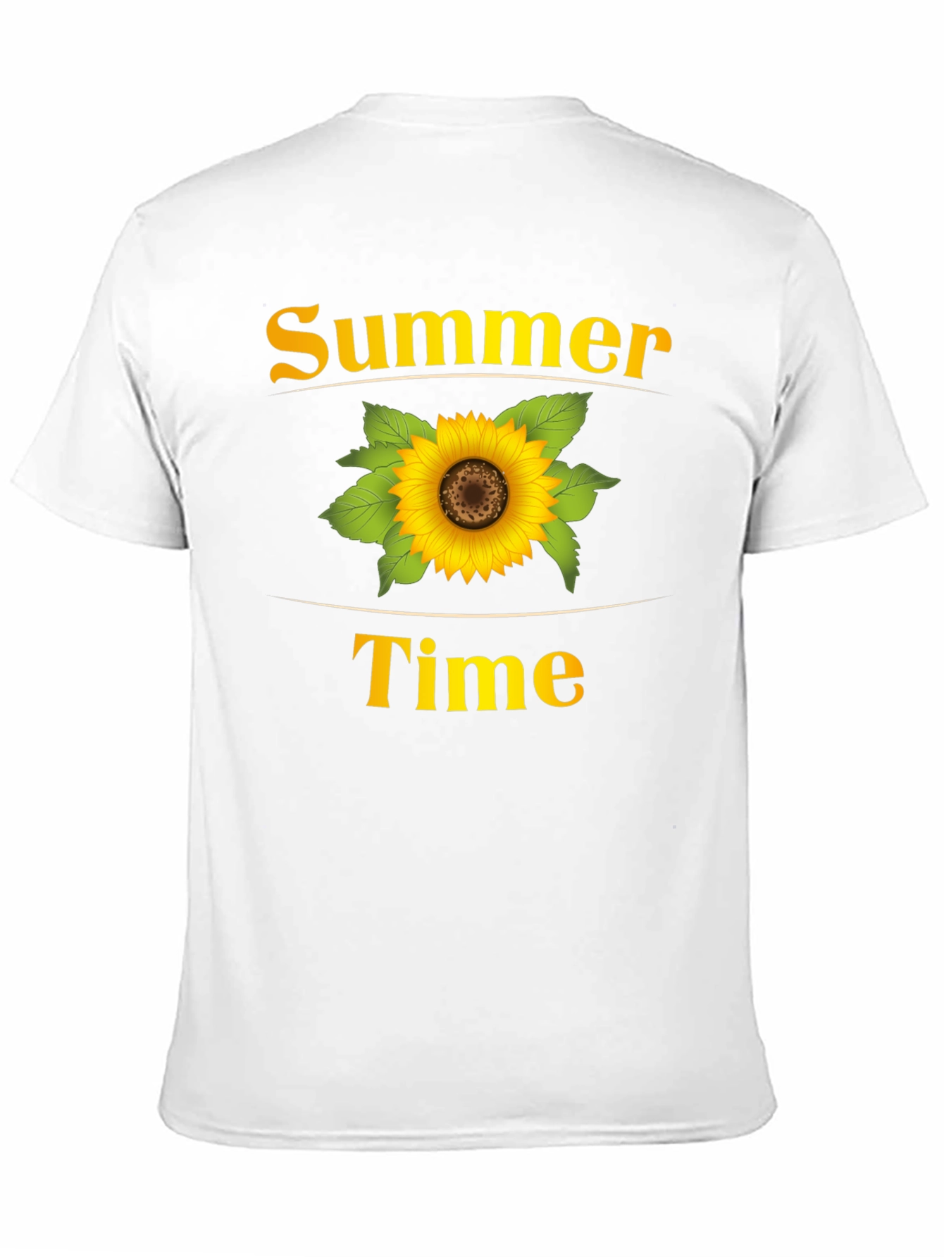 Summer Time Sunflower Graphic T-Shirt