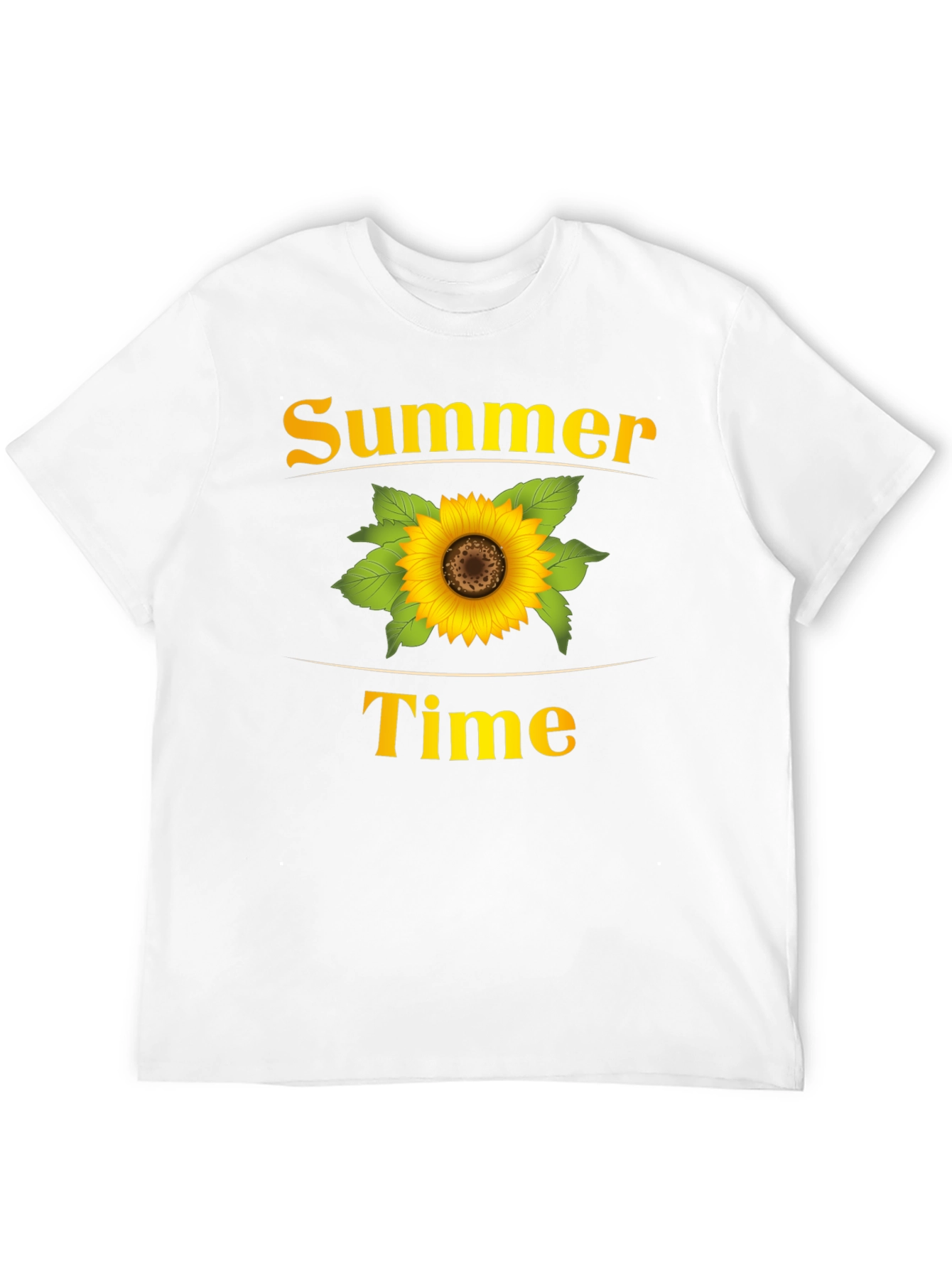Summer Time Sunflower Graphic T-Shirt