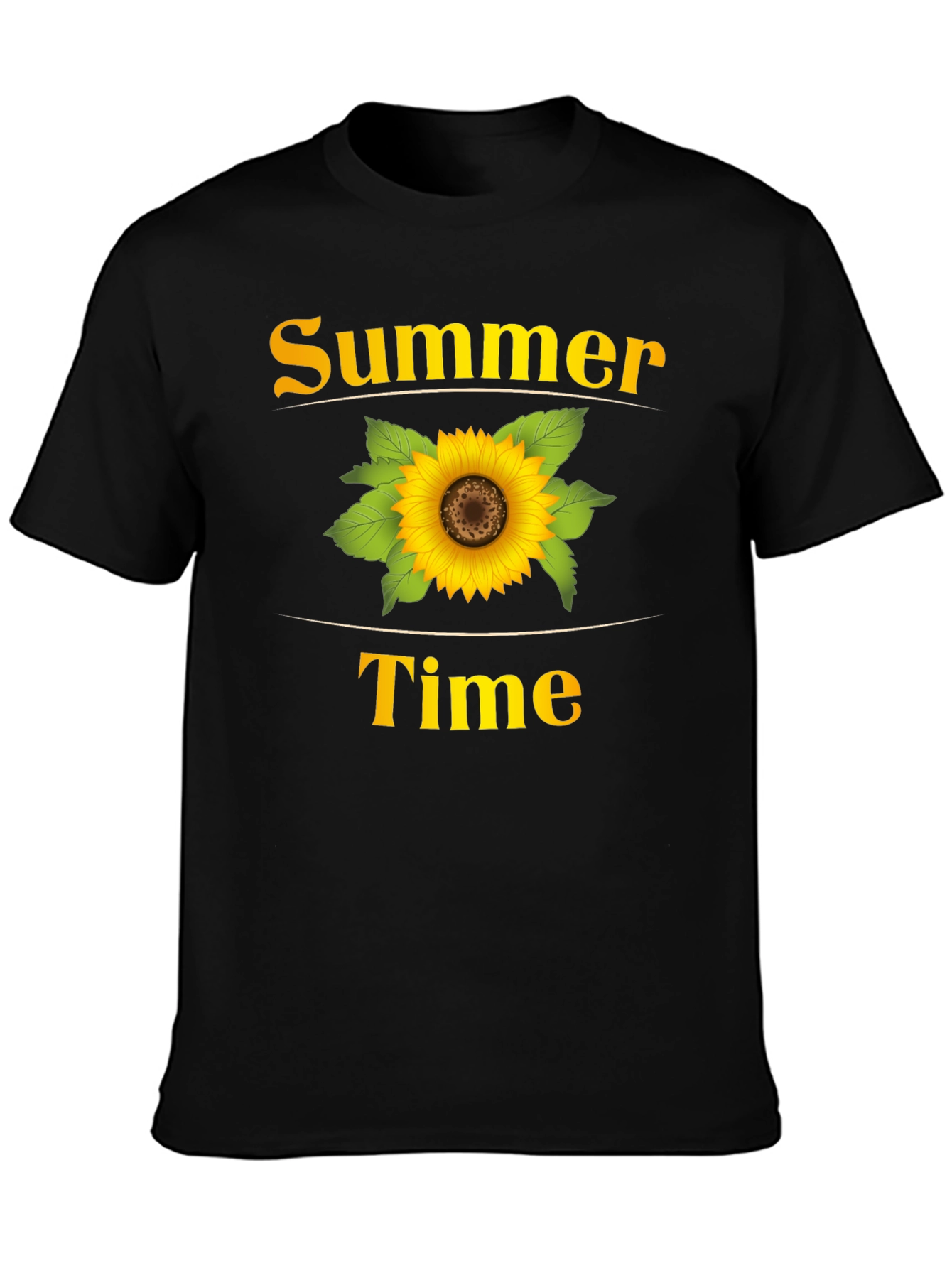 Summer Time Sunflower Graphic T-Shirt