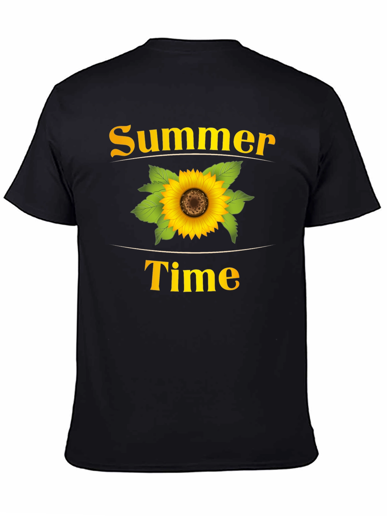 Summer Time Sunflower Graphic T-Shirt