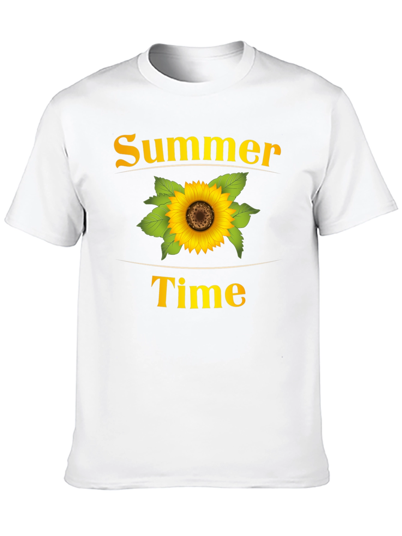 Summer Time Sunflower Graphic T-Shirt
