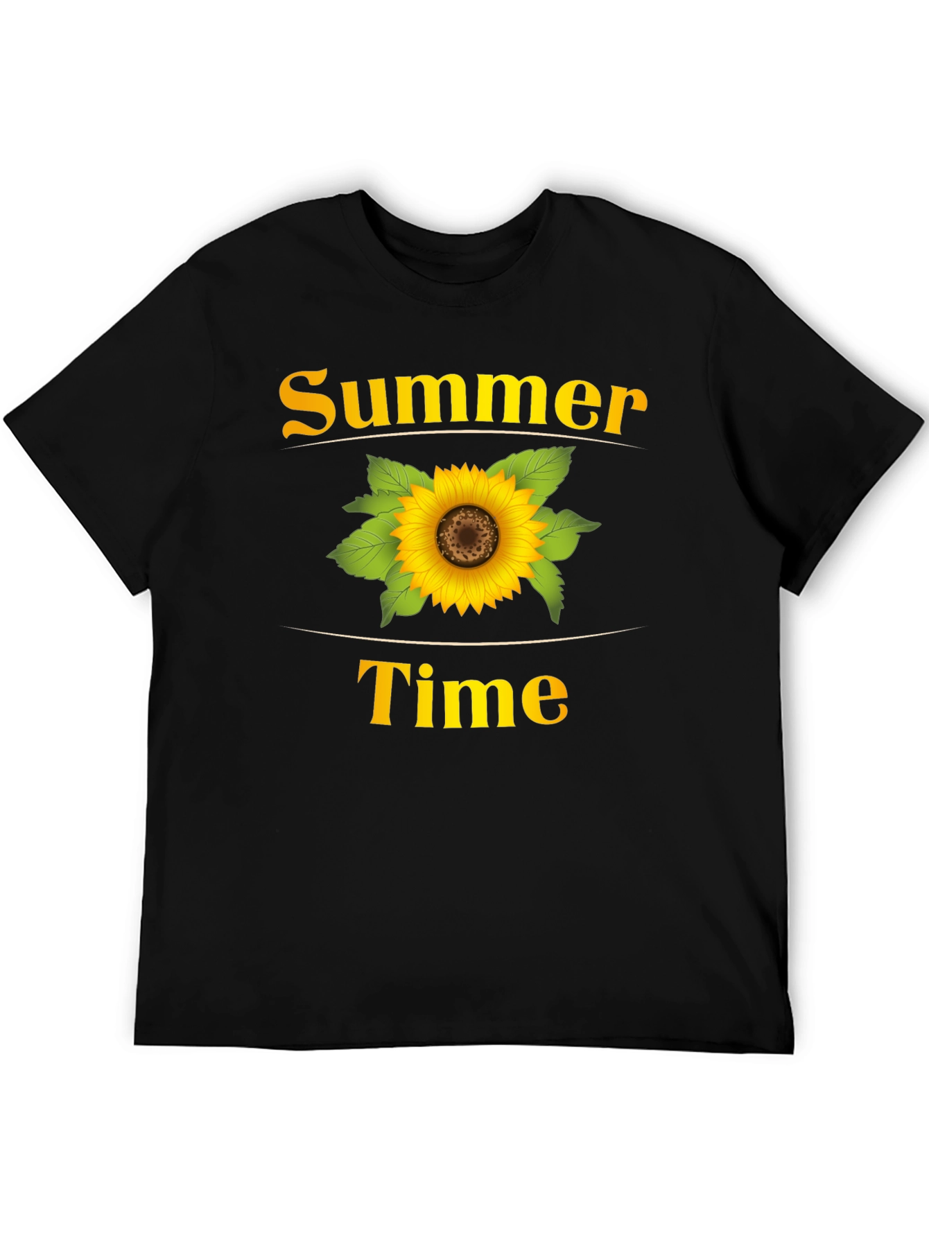 Summer Time Sunflower Graphic T-Shirt