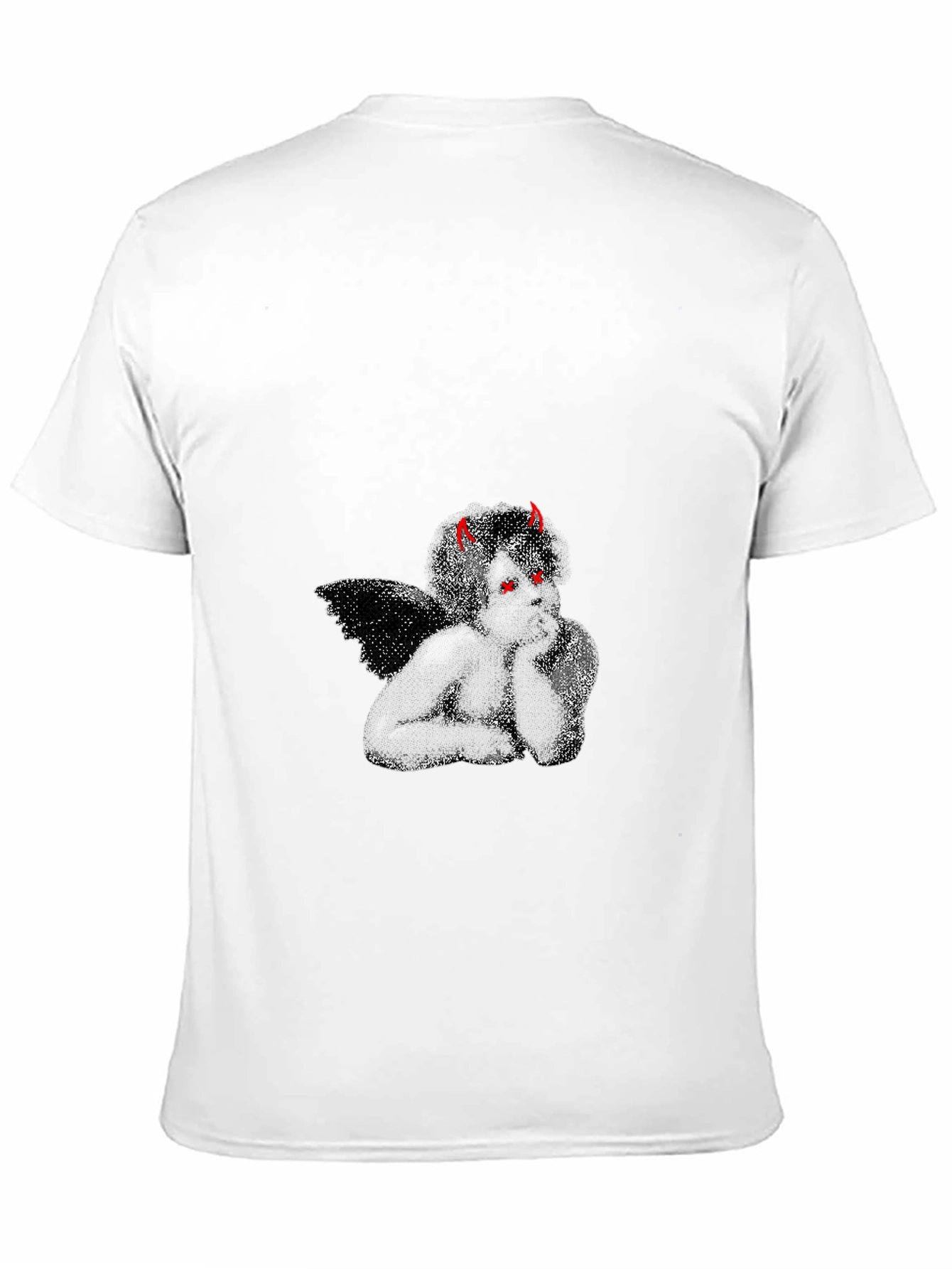 Devil Angel Graphic Tee - Mens Black T-Shirt