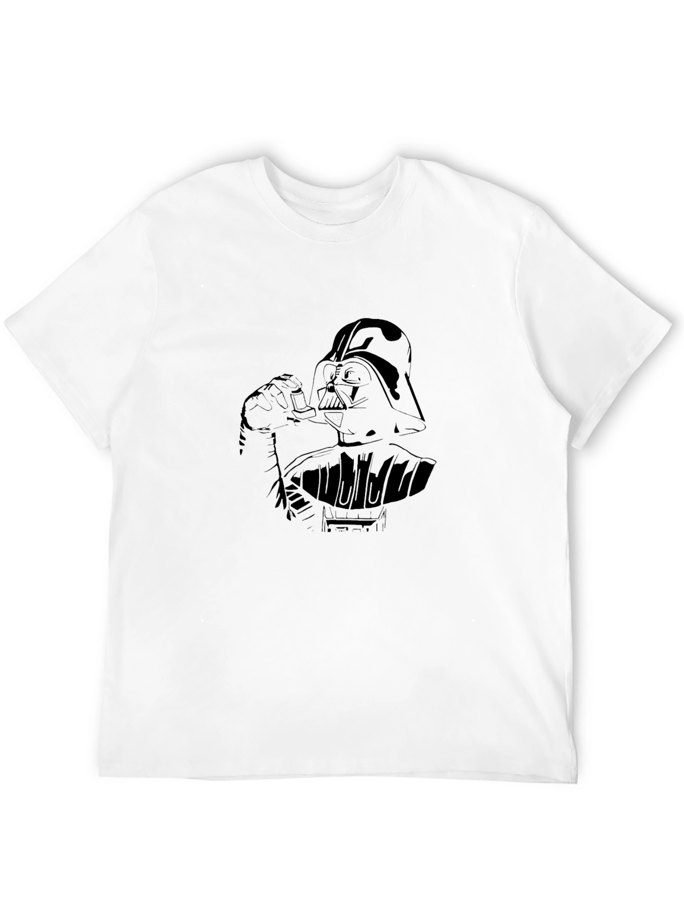 Darth Vader Smoking T-Shirt - Dark Side Style