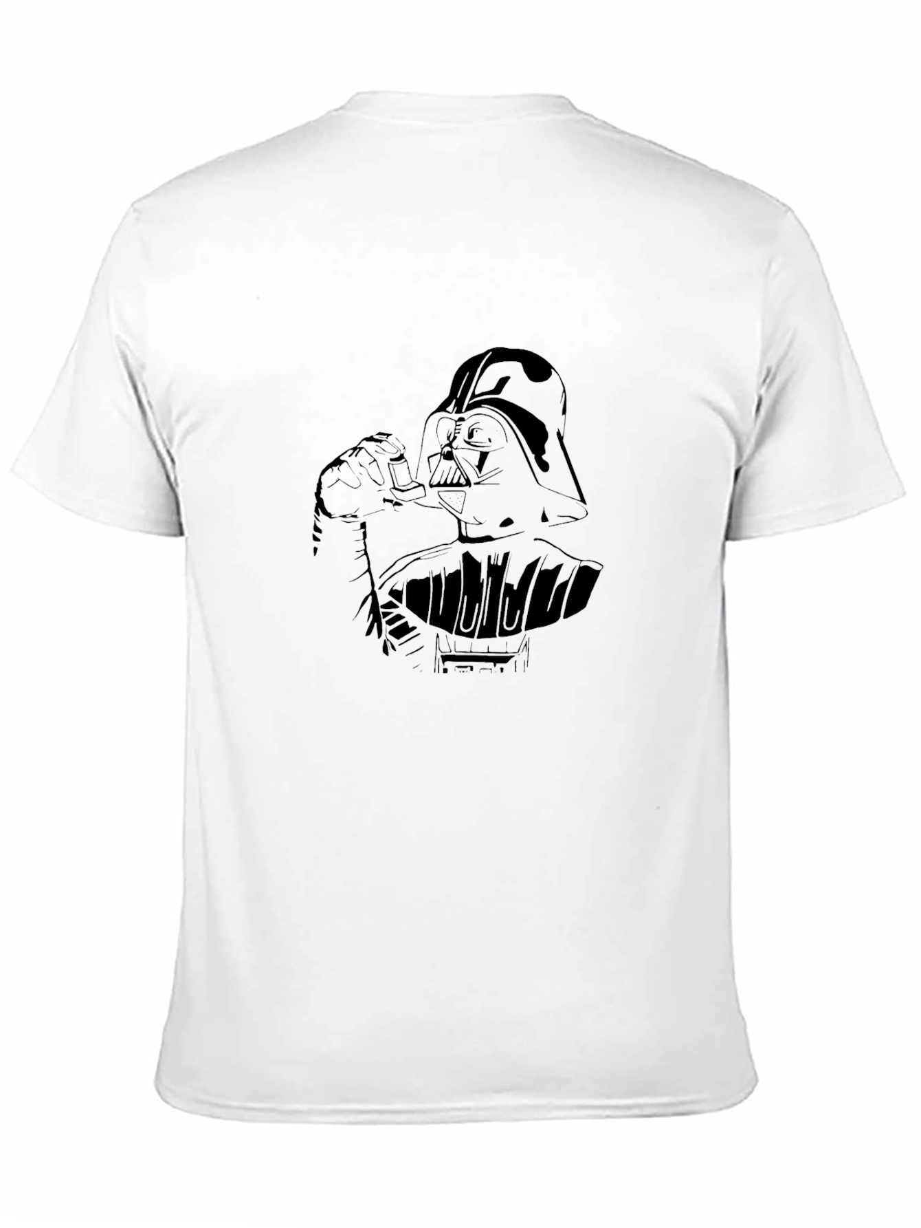 Darth Vader Smoking T-Shirt - Dark Side Style