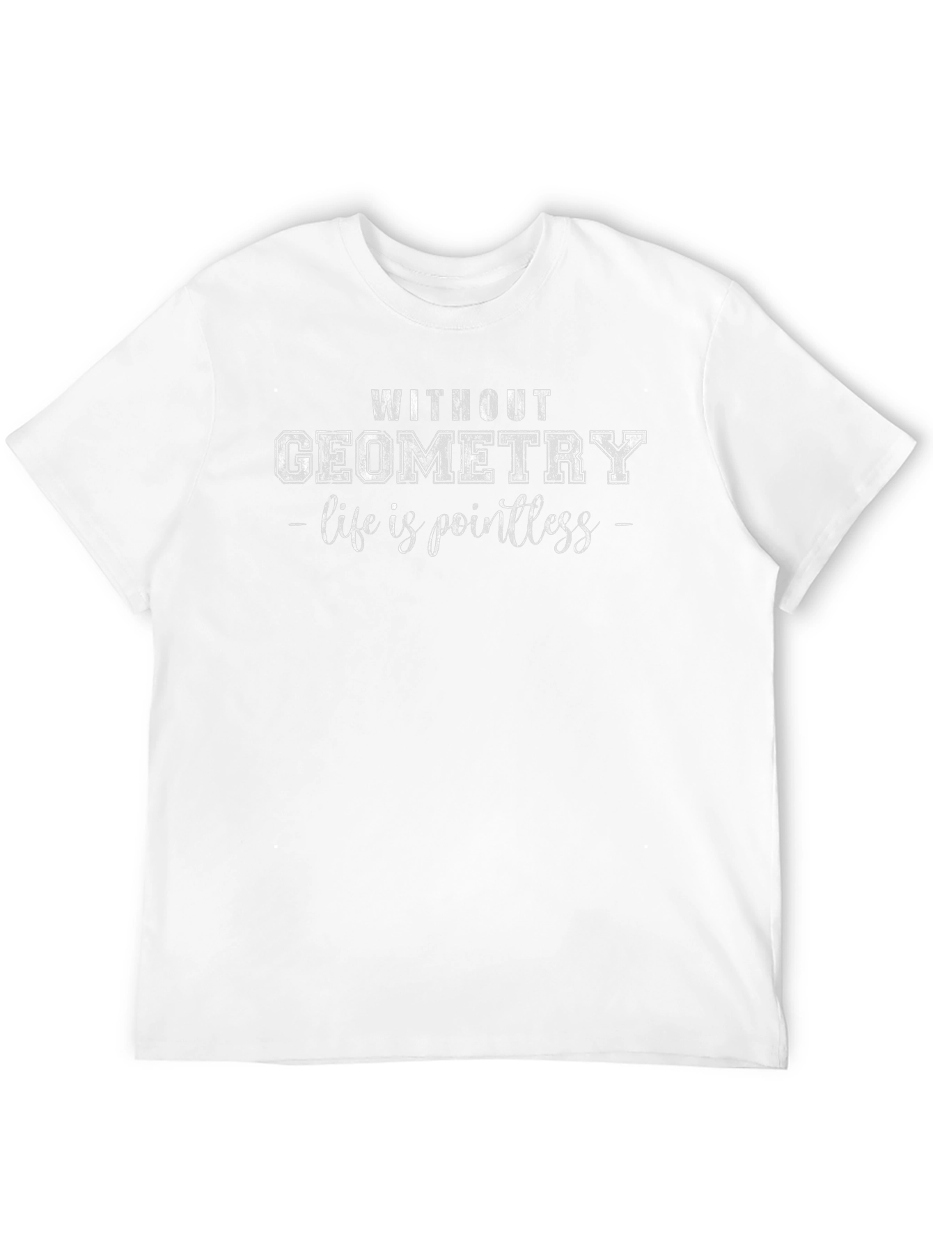 Geometry Pointless Life Graphic Tee