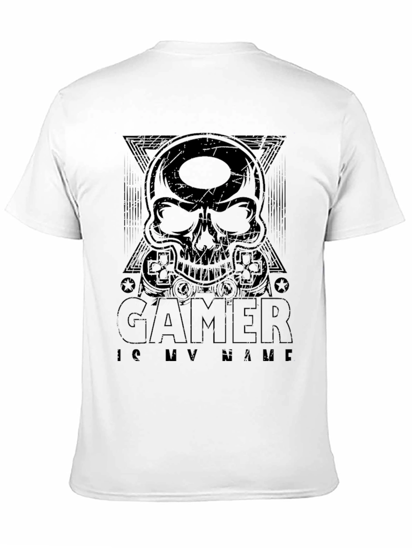 Gamer Skull T-Shirt - Gamer is my name.