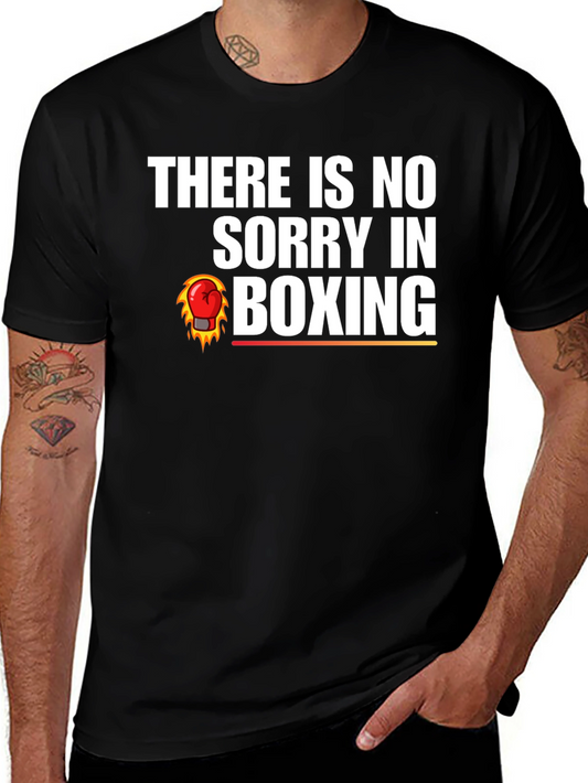 No Sorry In Boxing T-Shirt - Punchy Graphic Tee