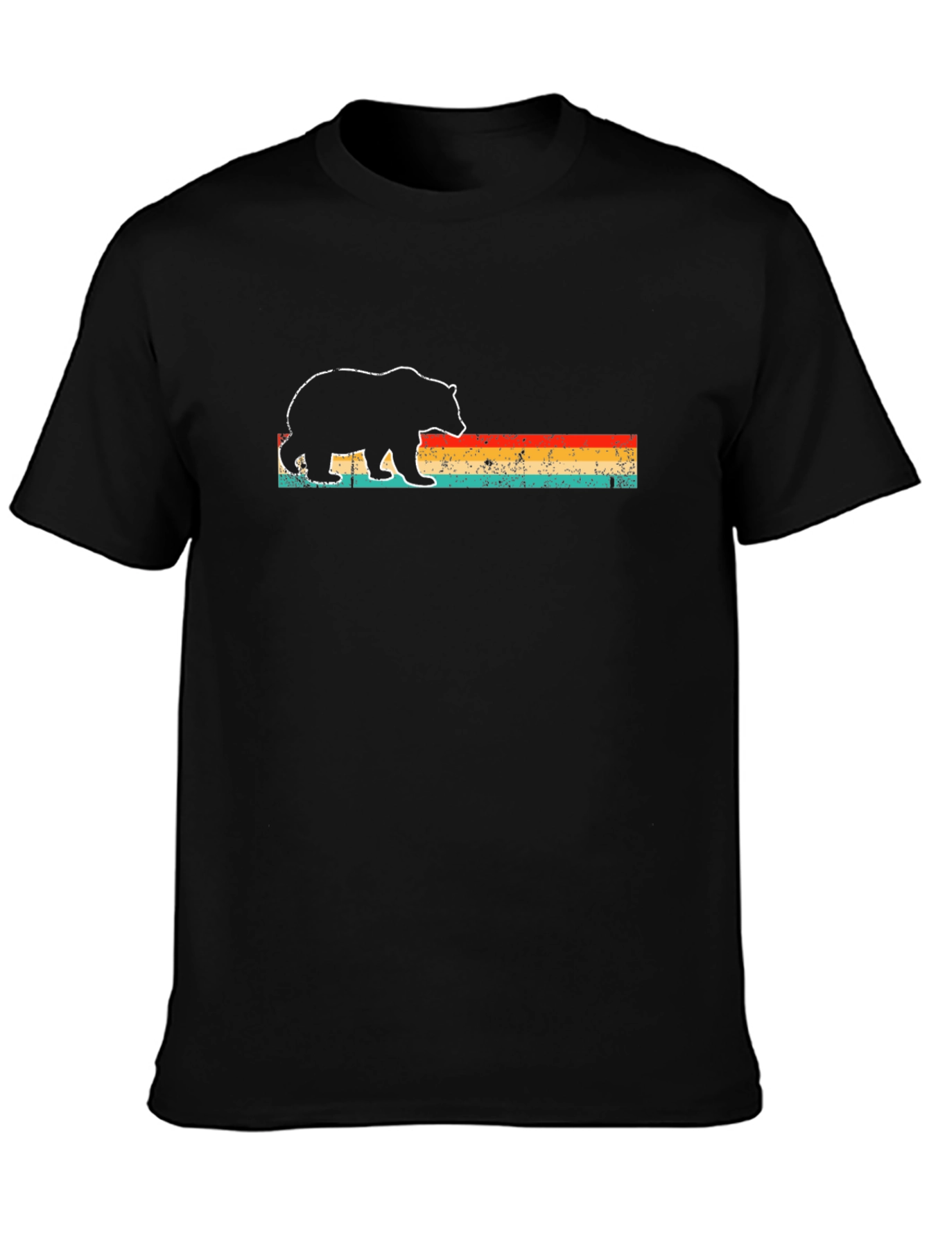 Retro Bear Graphic Tee - Comfort Fit