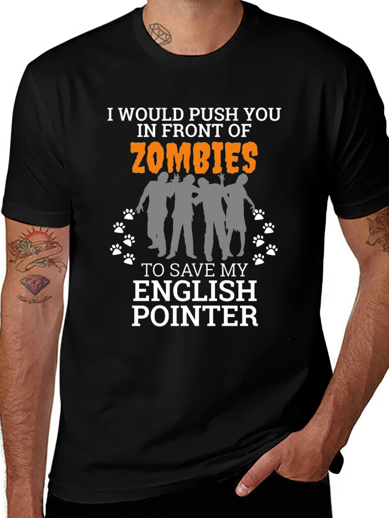 Zombie English Pointer T-Shirt