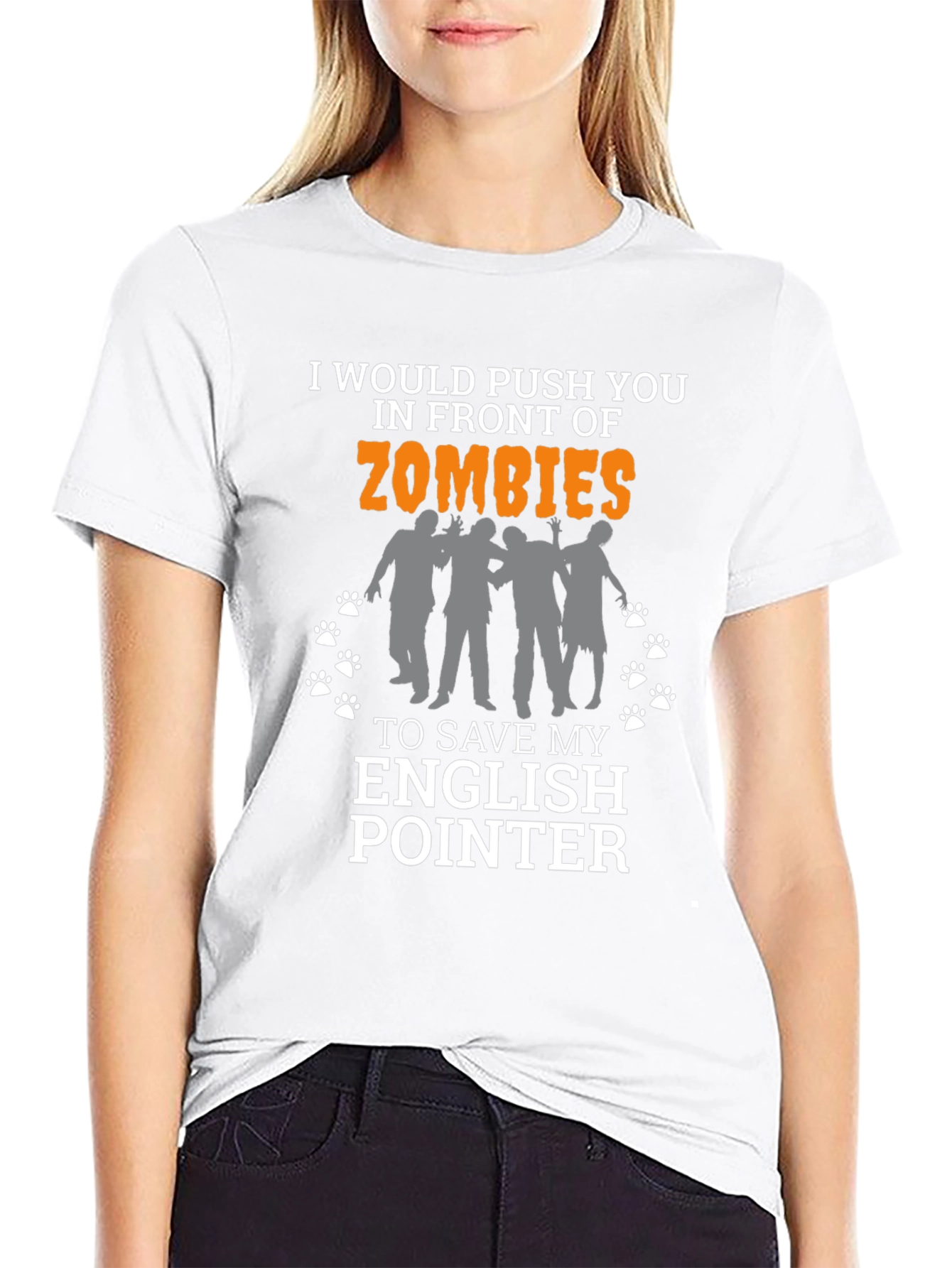 Zombie English Pointer T-Shirt