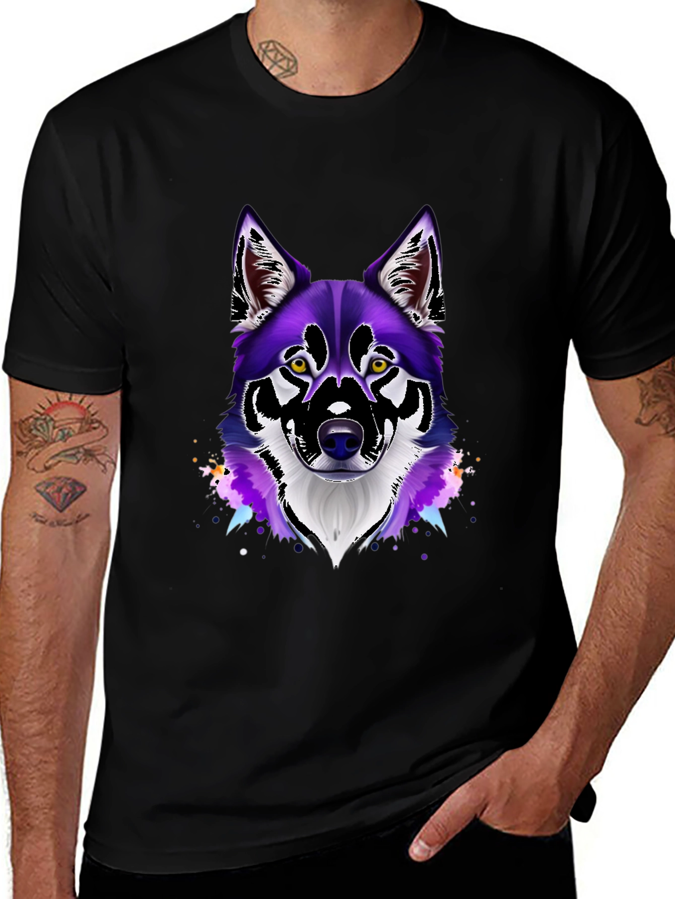 Wolf Graphic Tee - Unique Animal Design