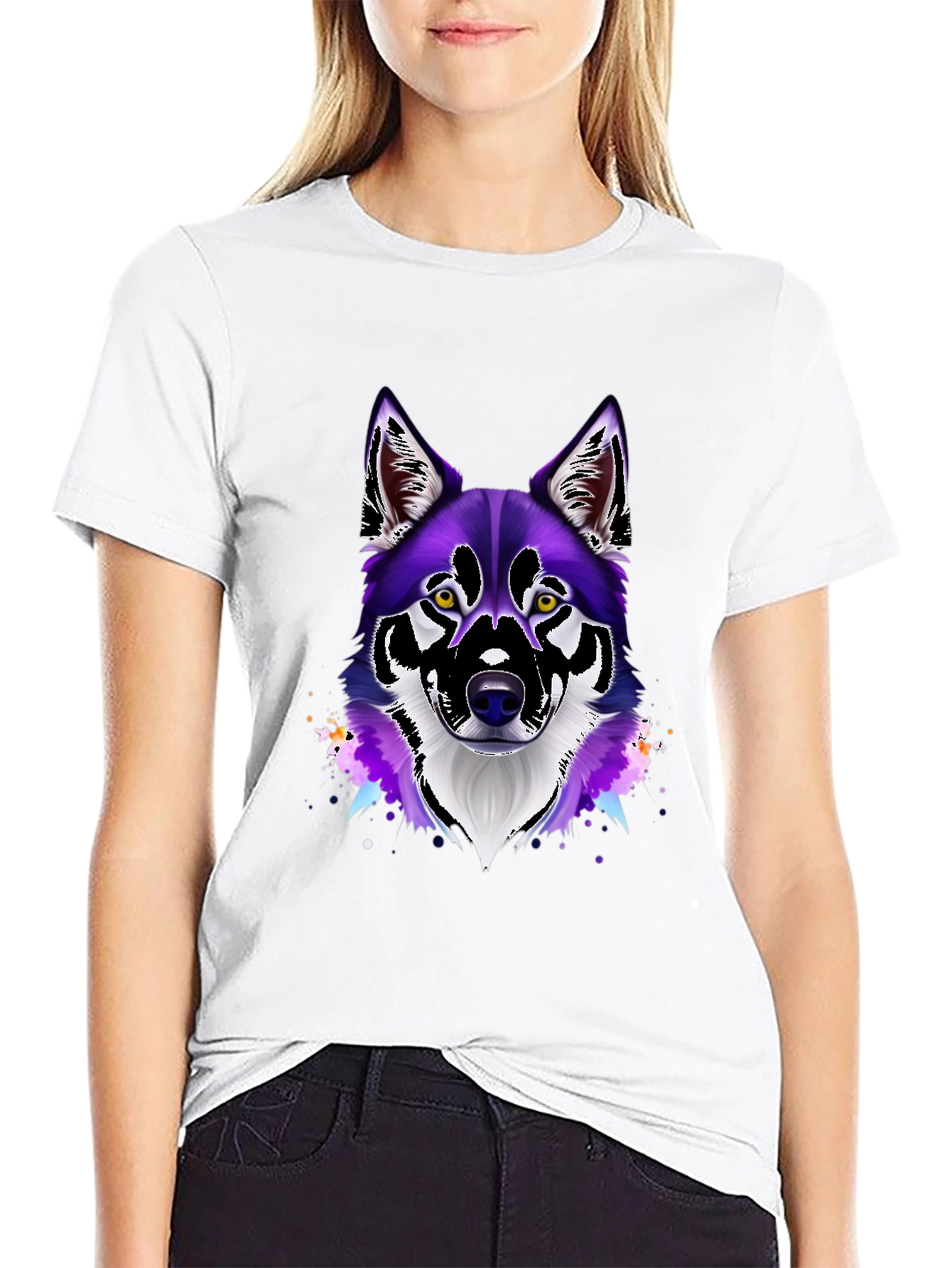 Wolf Graphic Tee - Unique Animal Design