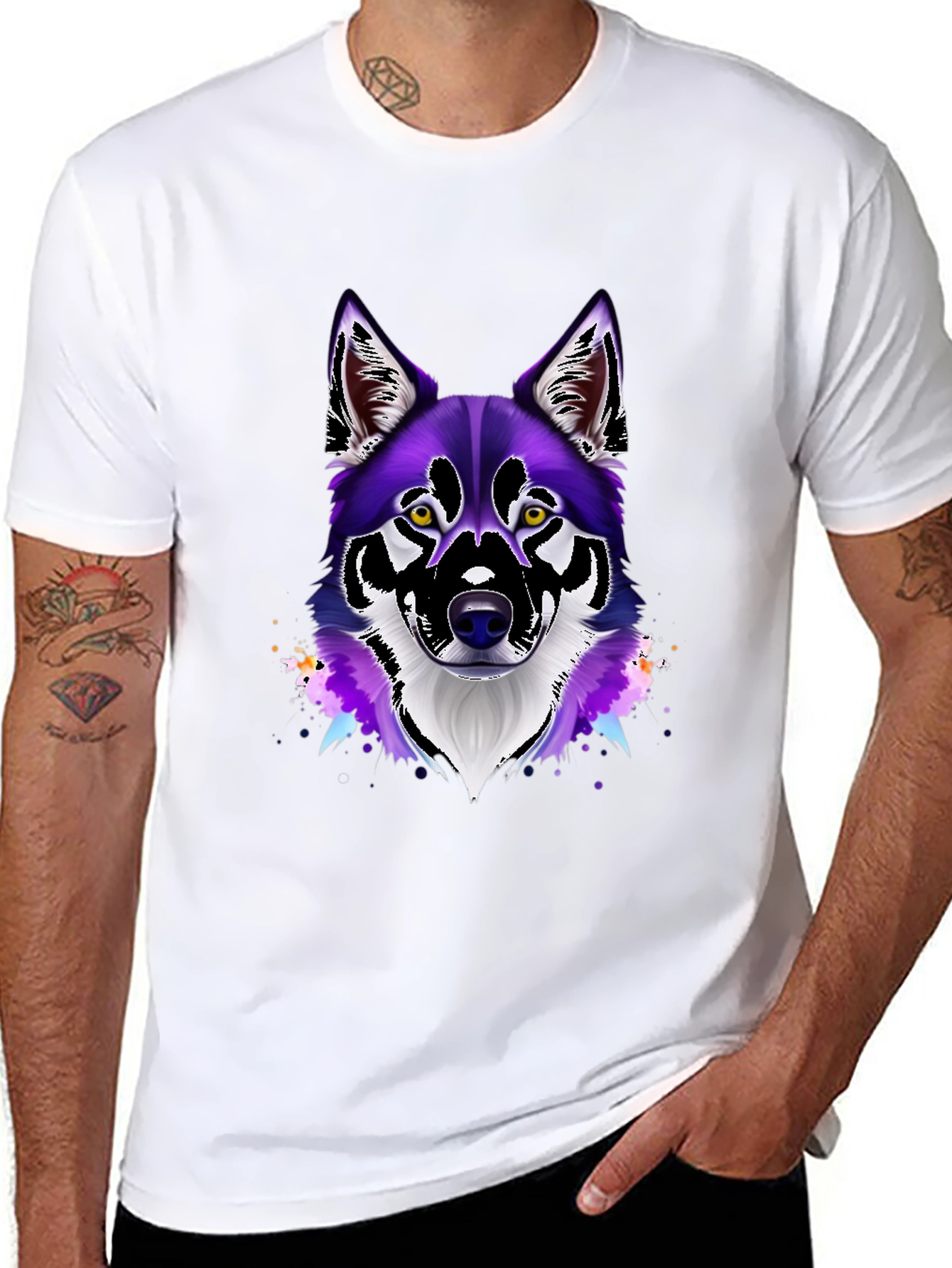 Wolf Graphic Tee - Unique Animal Design