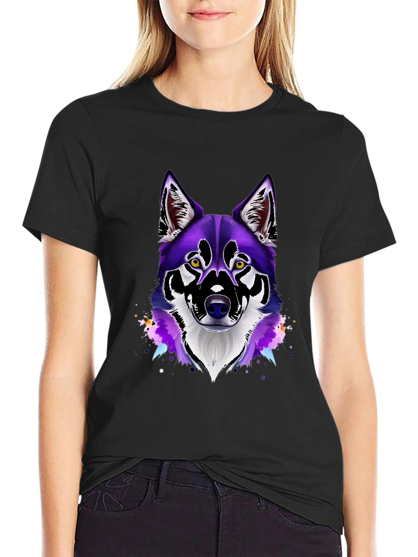 Wolf Graphic Tee - Unique Animal Design