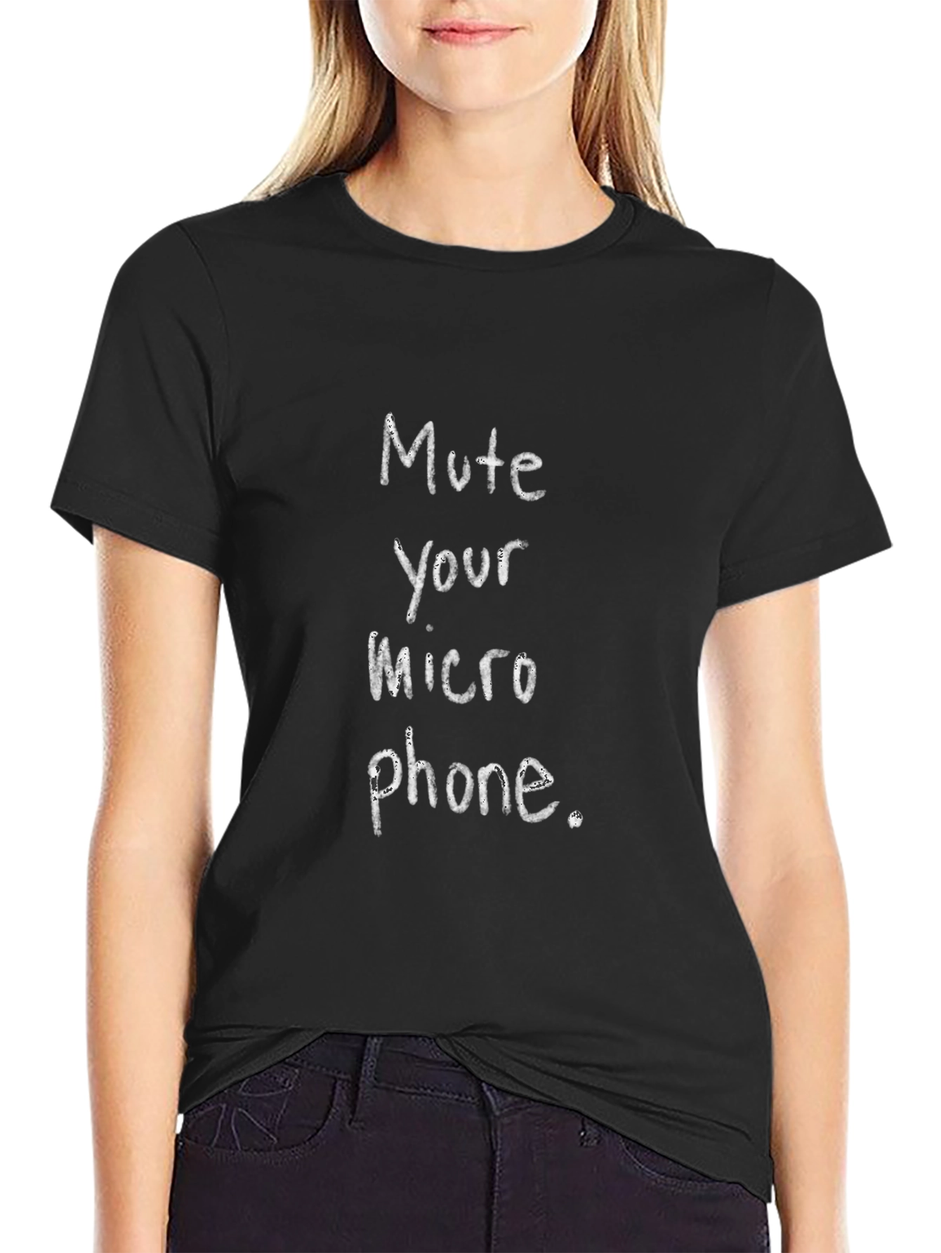 Mute Your Microphone T-Shirt - Funny Conference Call Tee