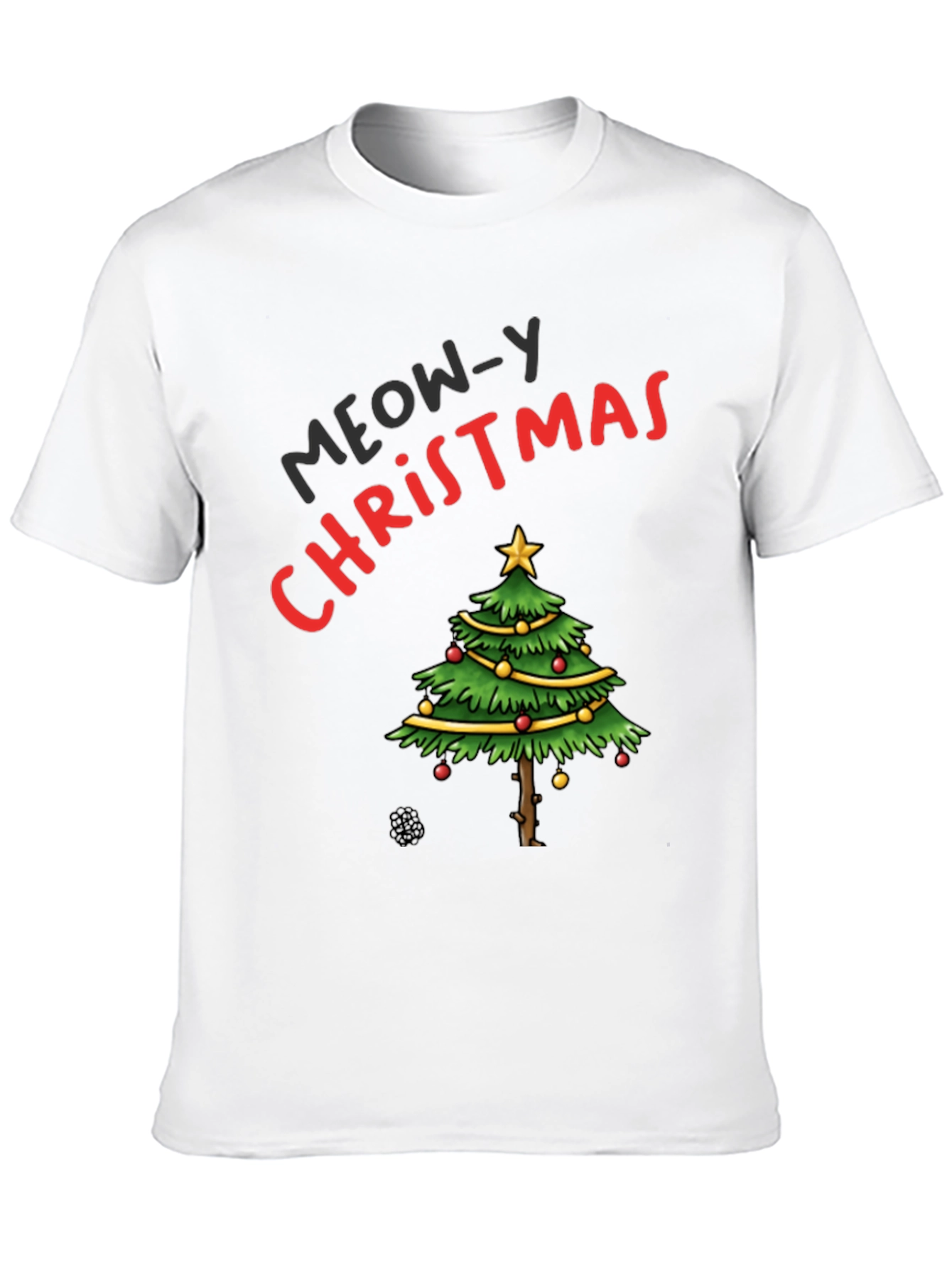 Meow-y Christmas Tree T-Shirt